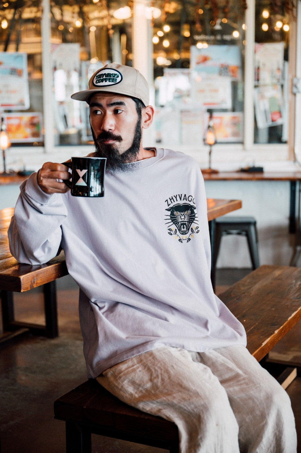 The Black Panther Big ロングTシャツ
