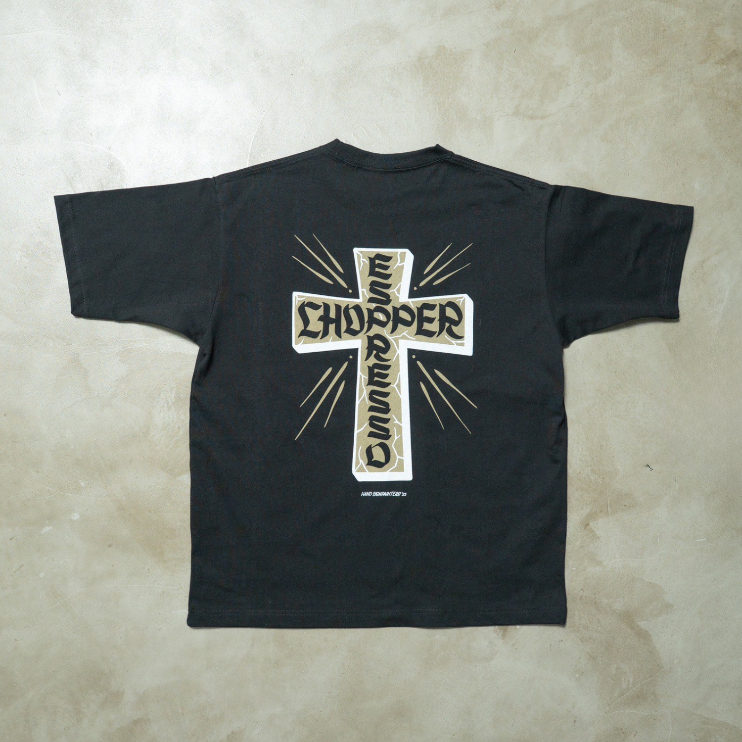 ESPRESSO x CHOPPER 8.1oz U.S.A Cotton T-shirt