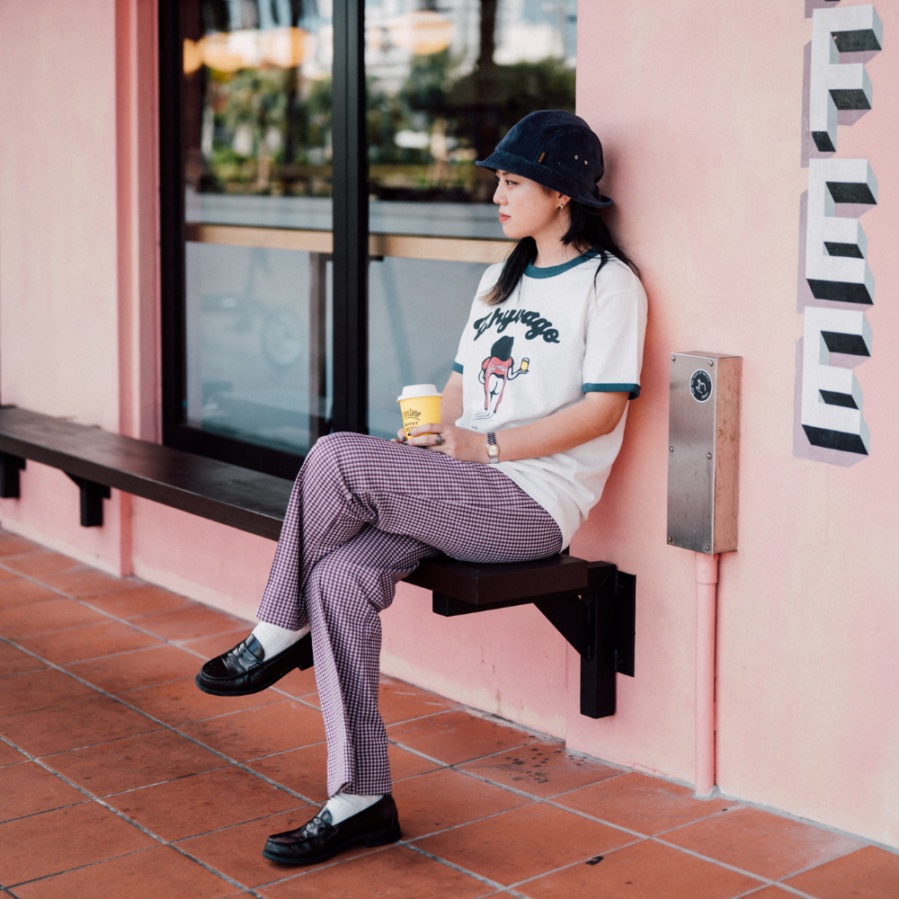 【OUTLET】-Girl- Ringer T-shirt