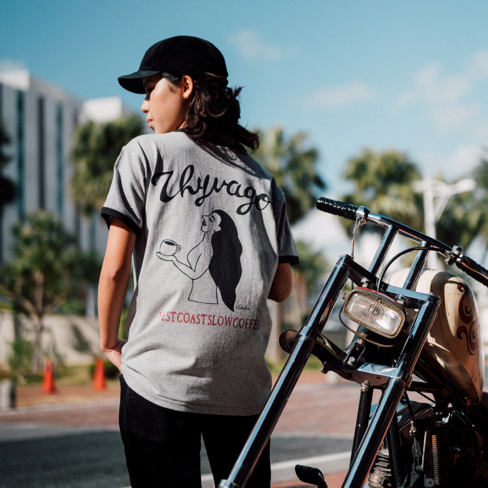 【OUTLET】-Lady- Ringer T-shirt