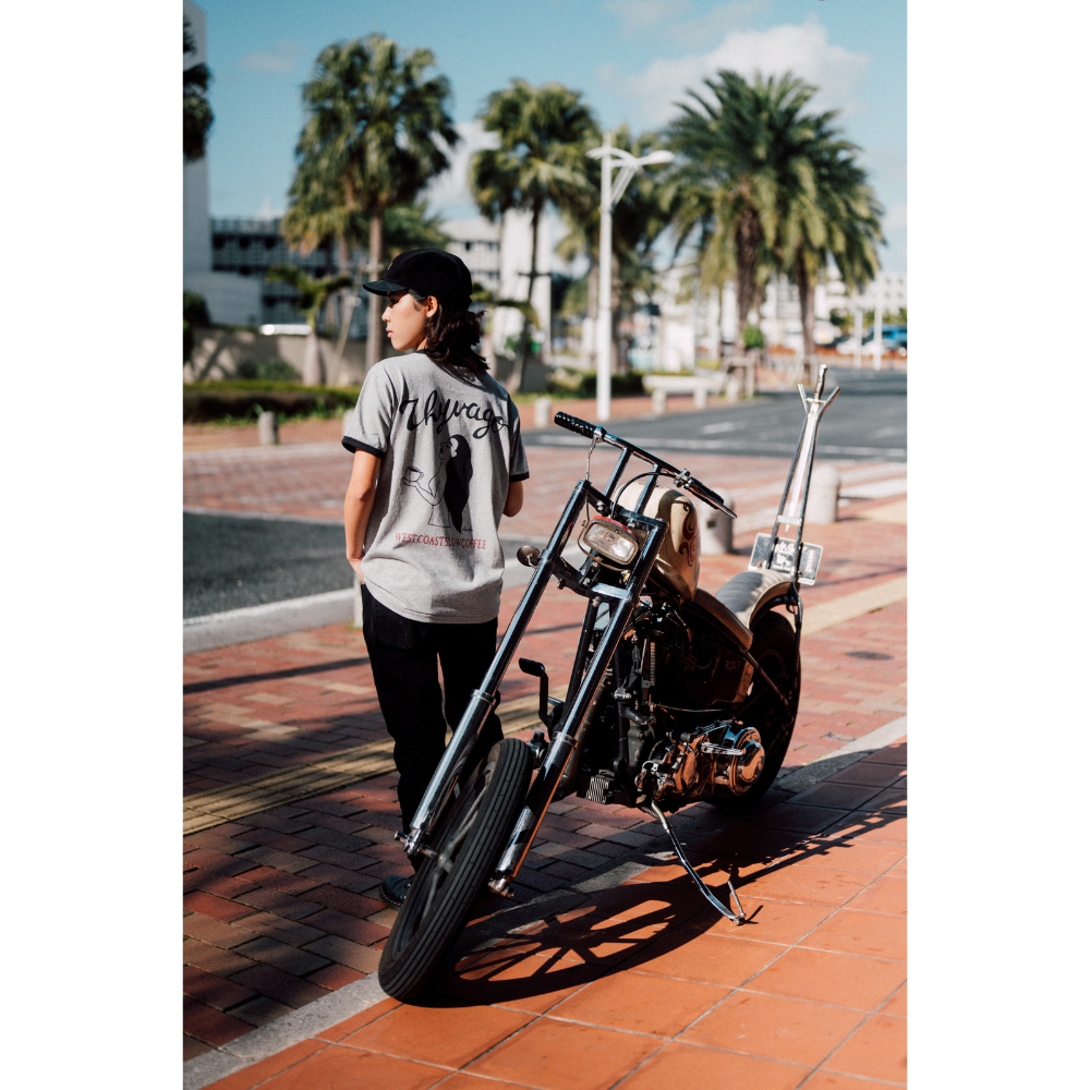 【OUTLET】-Lady- Ringer T-shirt