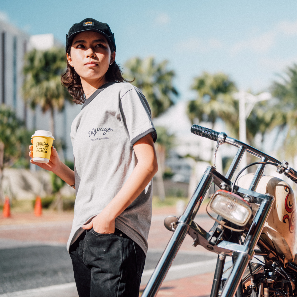 【OUTLET】-Lady- Ringer T-shirt