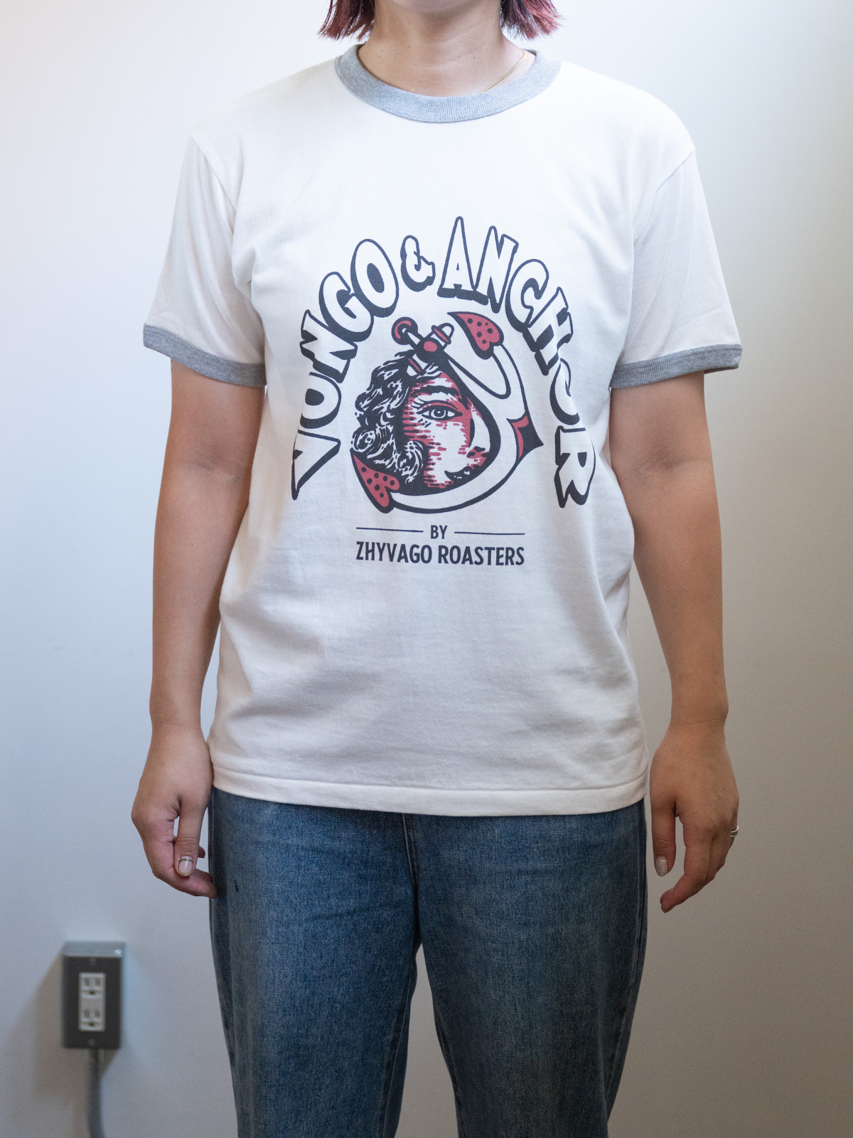 V&A Anchor Elena Ringer T-shirt