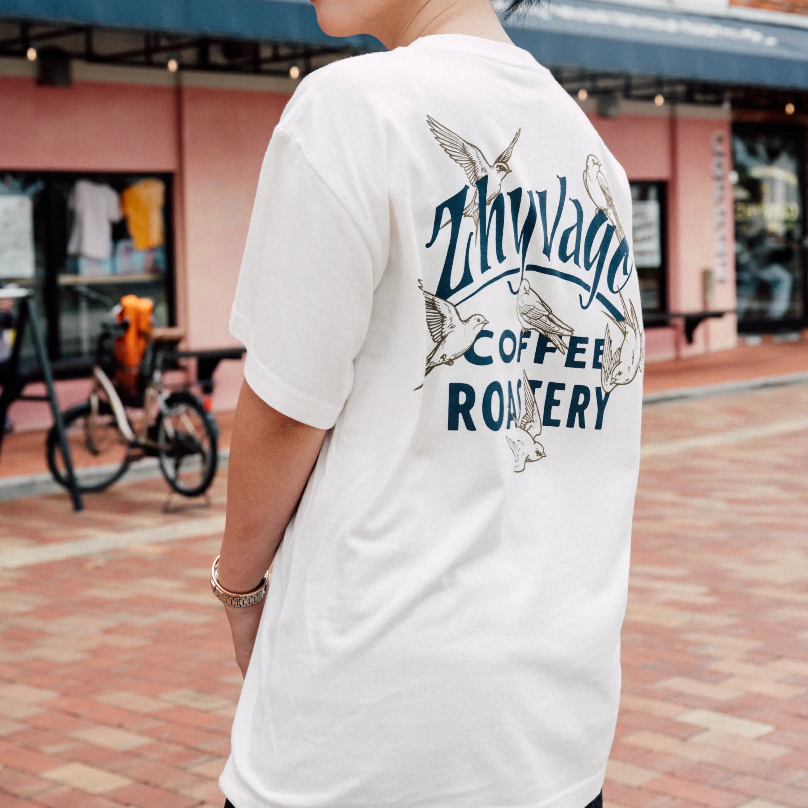 ZCR 6Birds Main Logo T-shirt by JARRIX