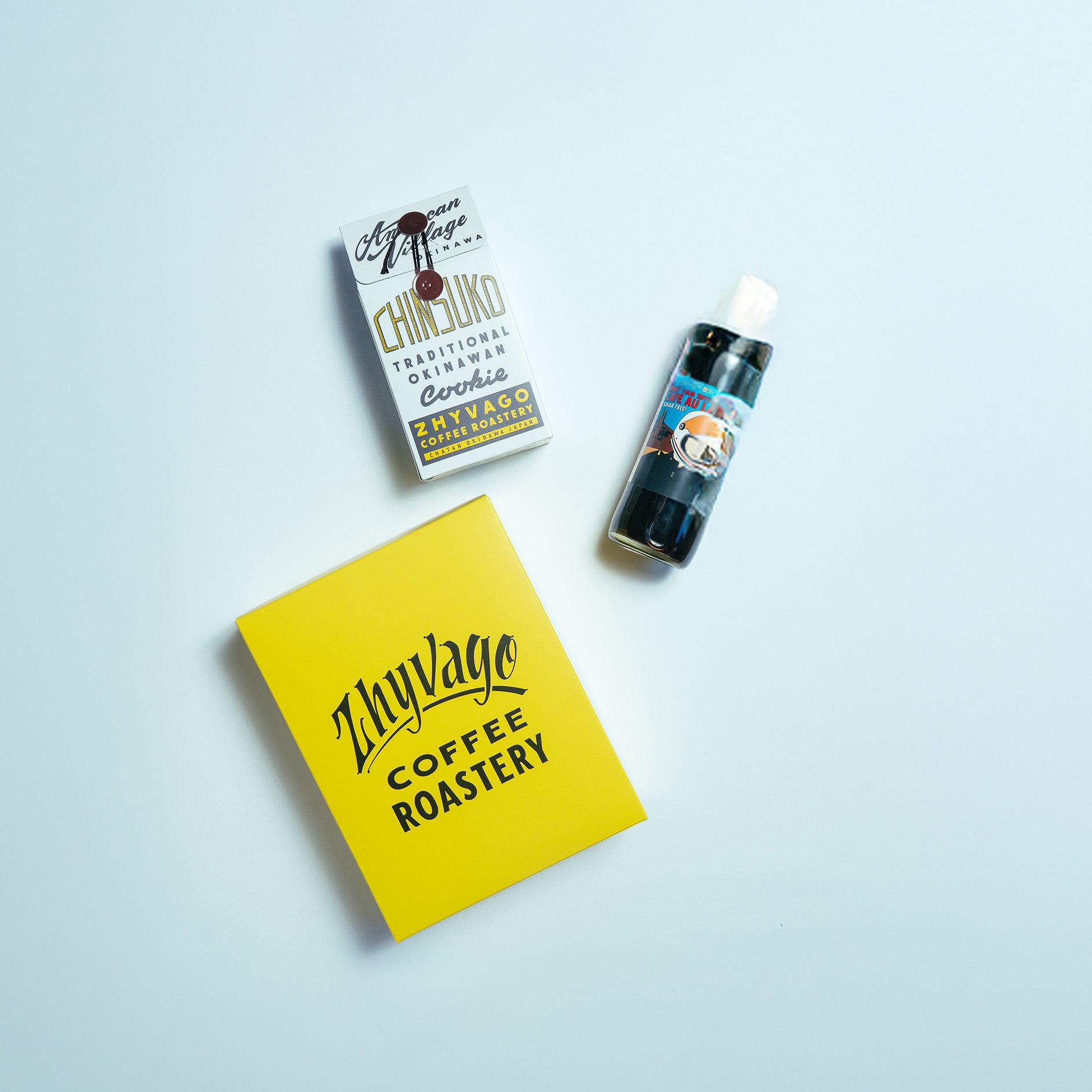 【お歳暮早期割引】Yellow Gift : カフェオレベース+ZHYVAGOちんすこう