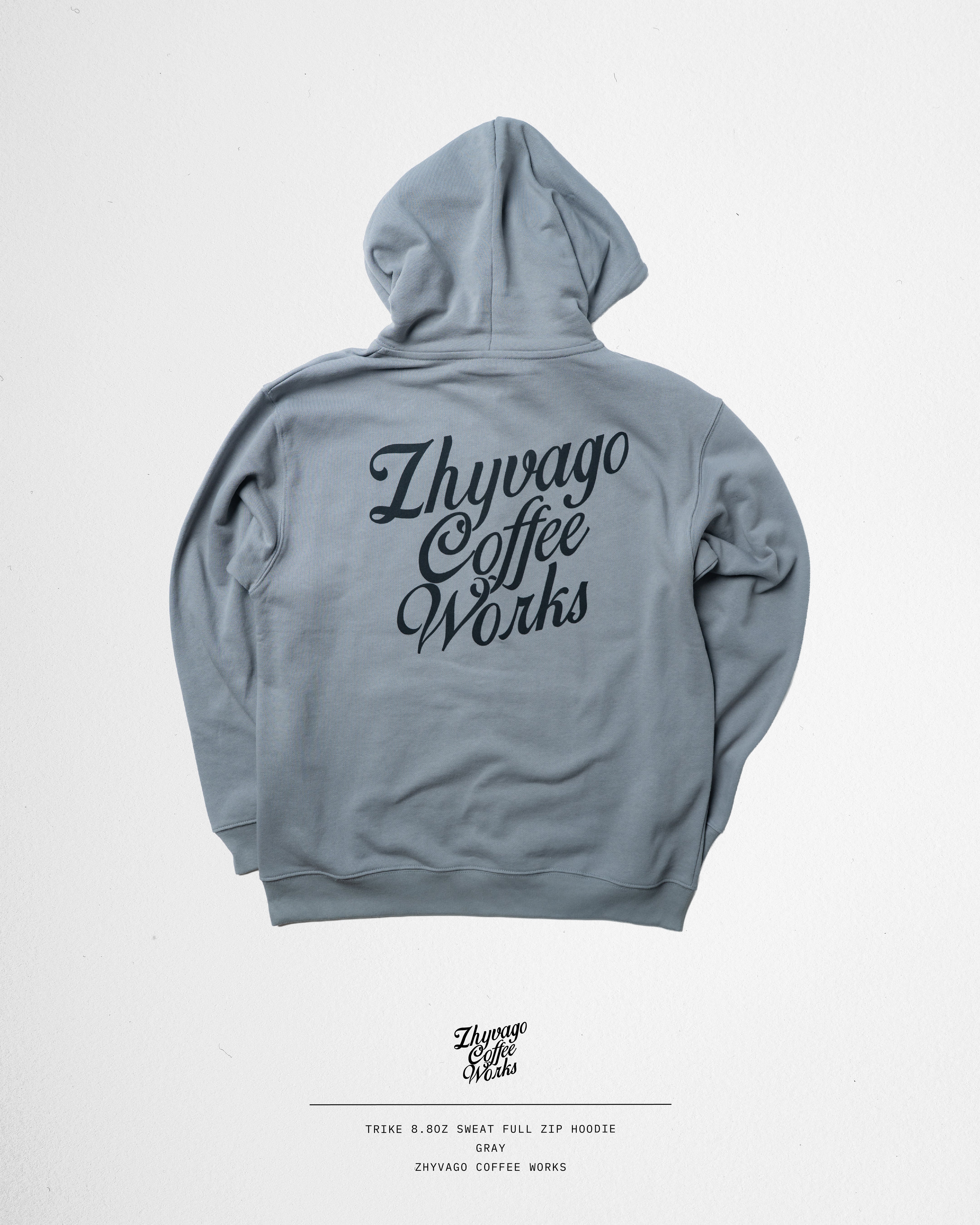 Zhyvago Coffee Works TRIKE Full Zip Hoodie