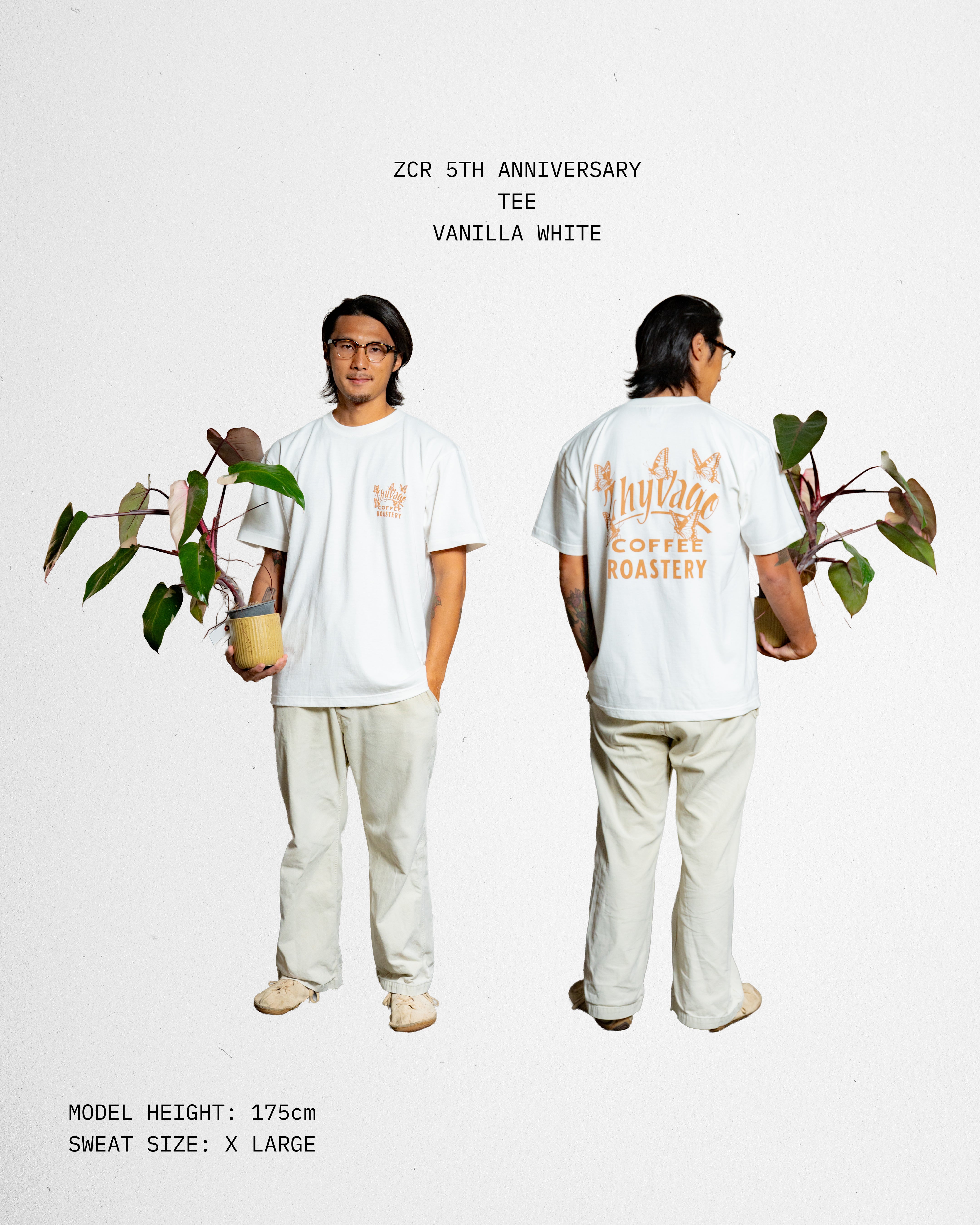 5 Butterflies Main Logo T-shirt by JARRIX