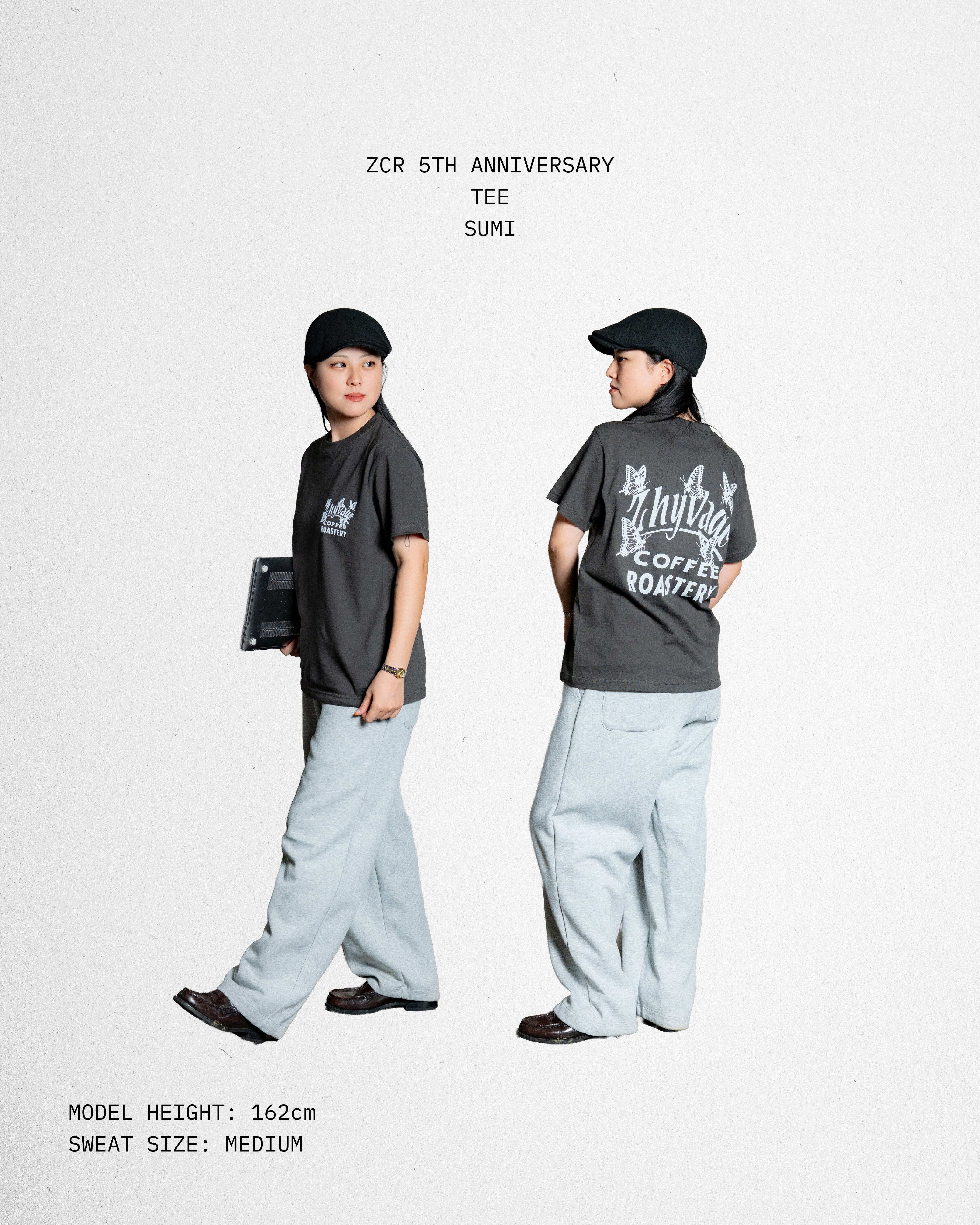 5 Butterflies Main Logo T-shirt by JARRIX