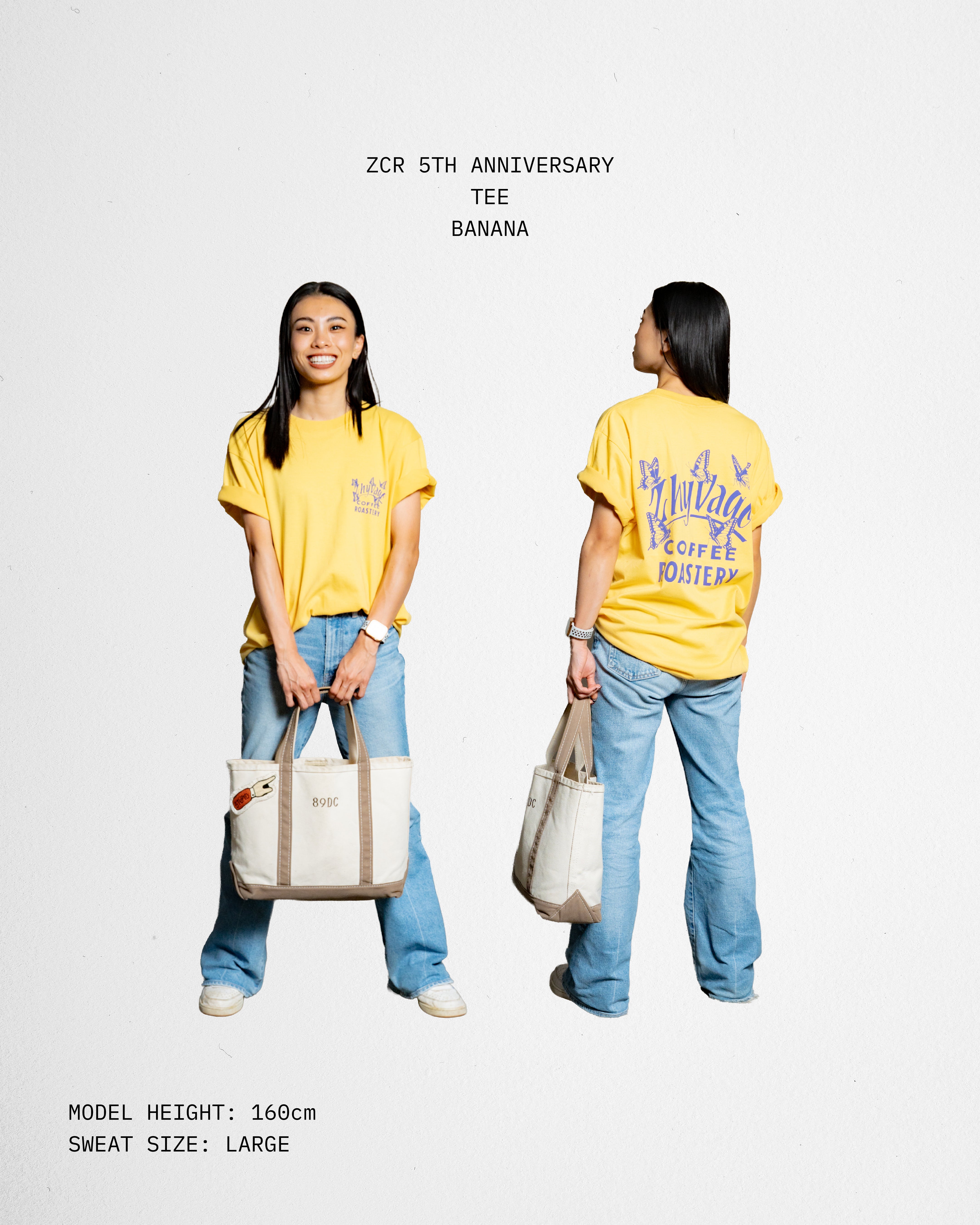 5 Butterflies Main Logo T-shirt by JARRIX