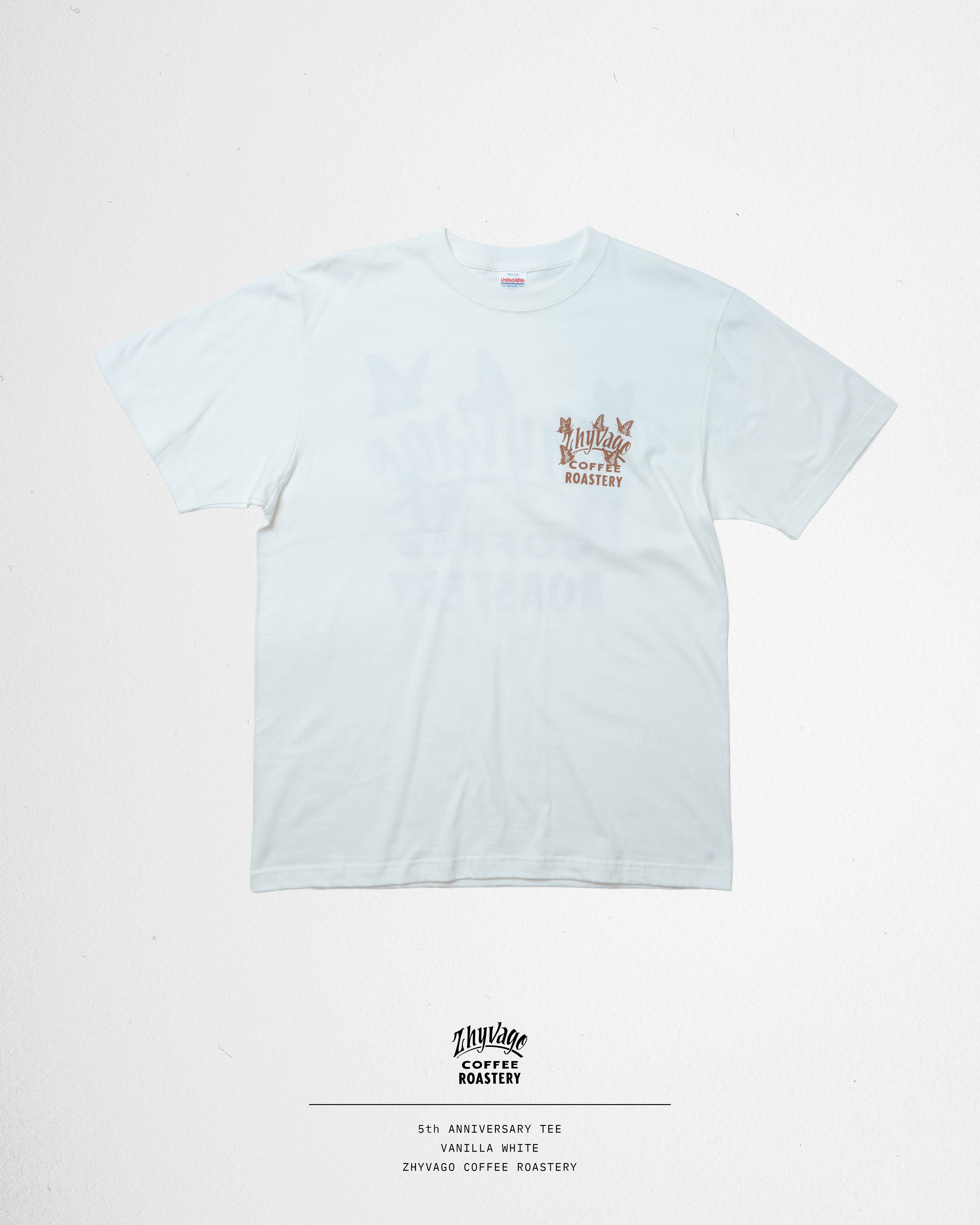 5 Butterflies Main Logo T-shirt by JARRIX