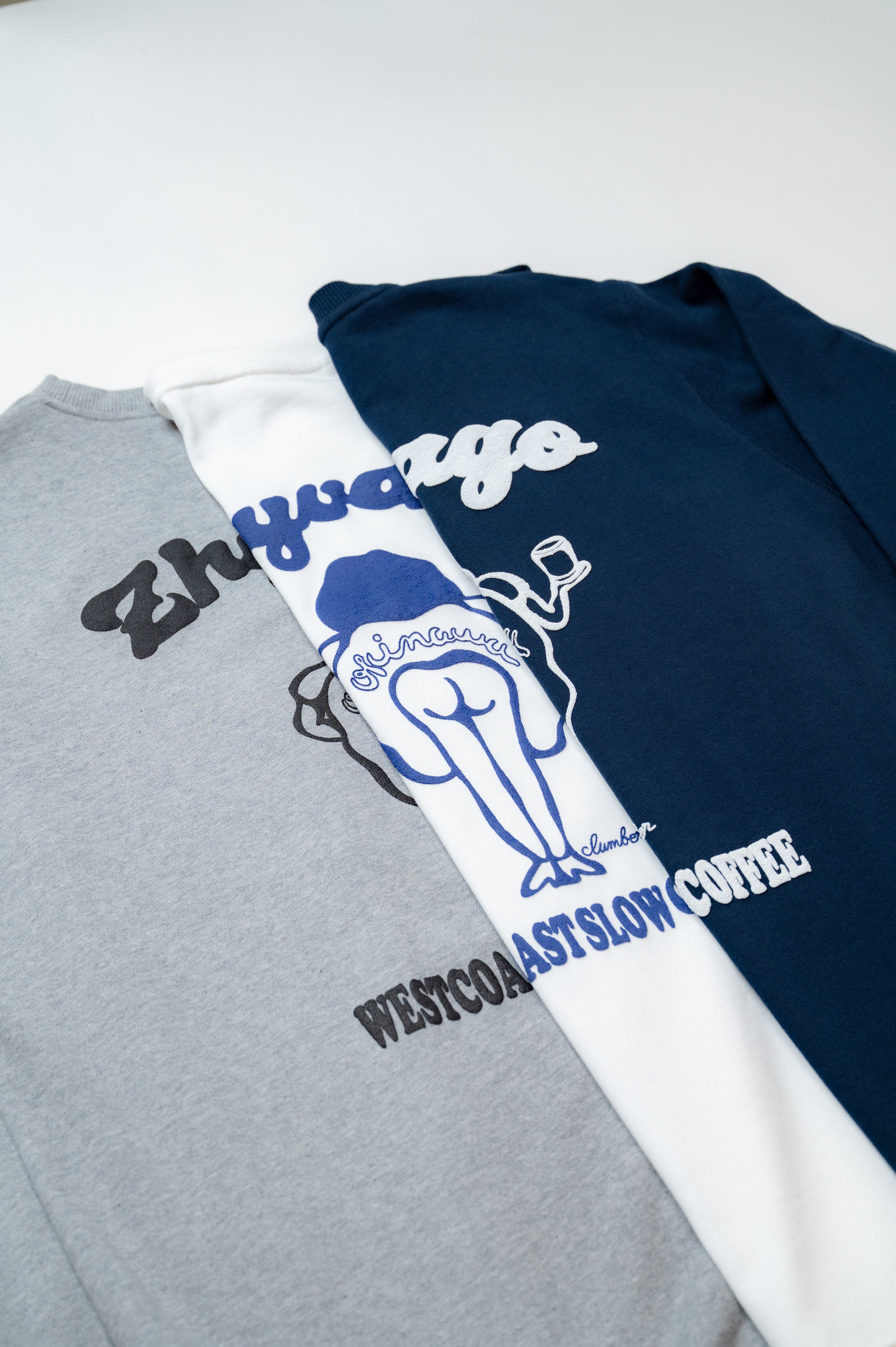 -Girl- Puff Printing 7oz Crew neck Sweat