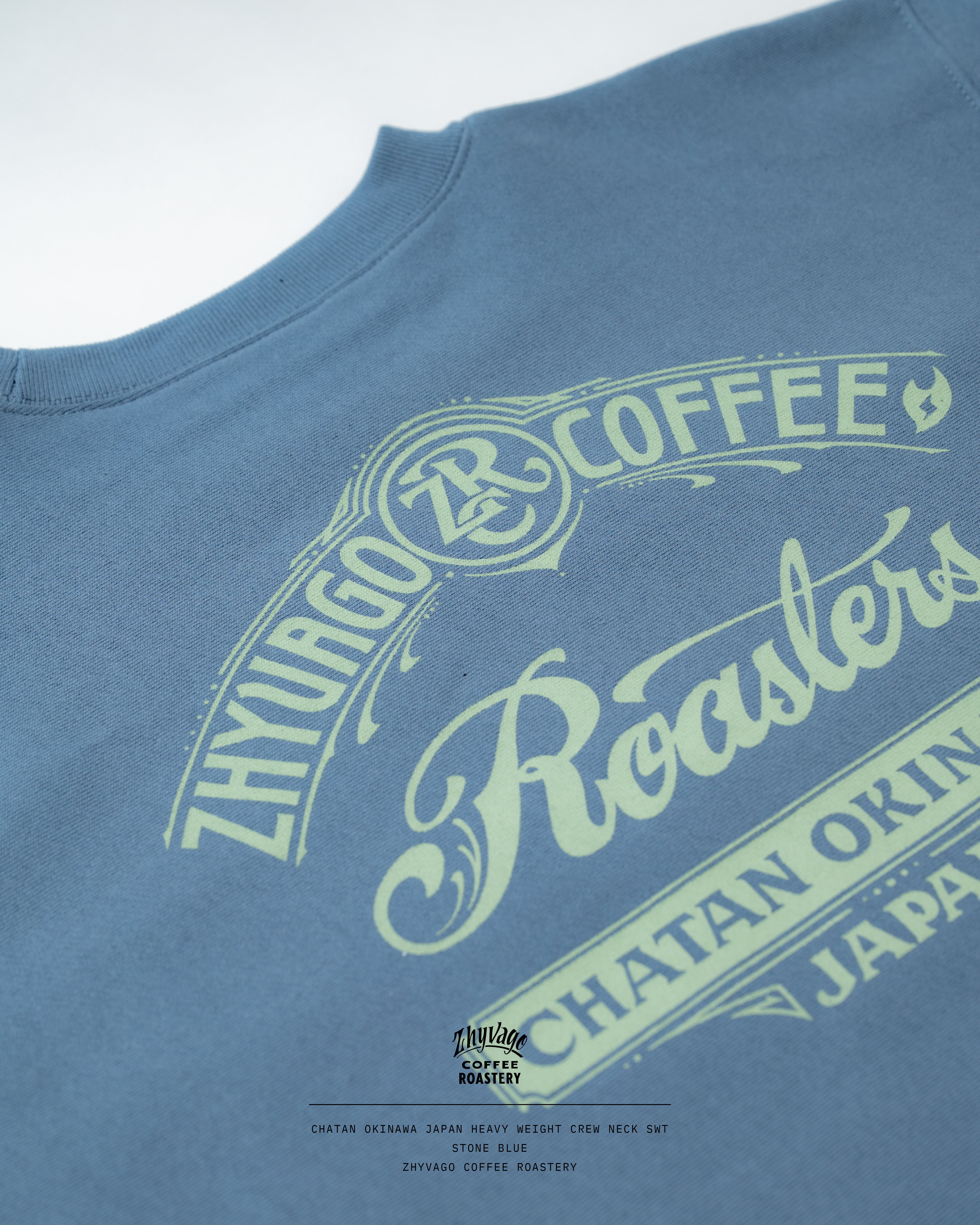 Chatan Okinawa Japan heavy weight crew neck sweat (裏起毛)