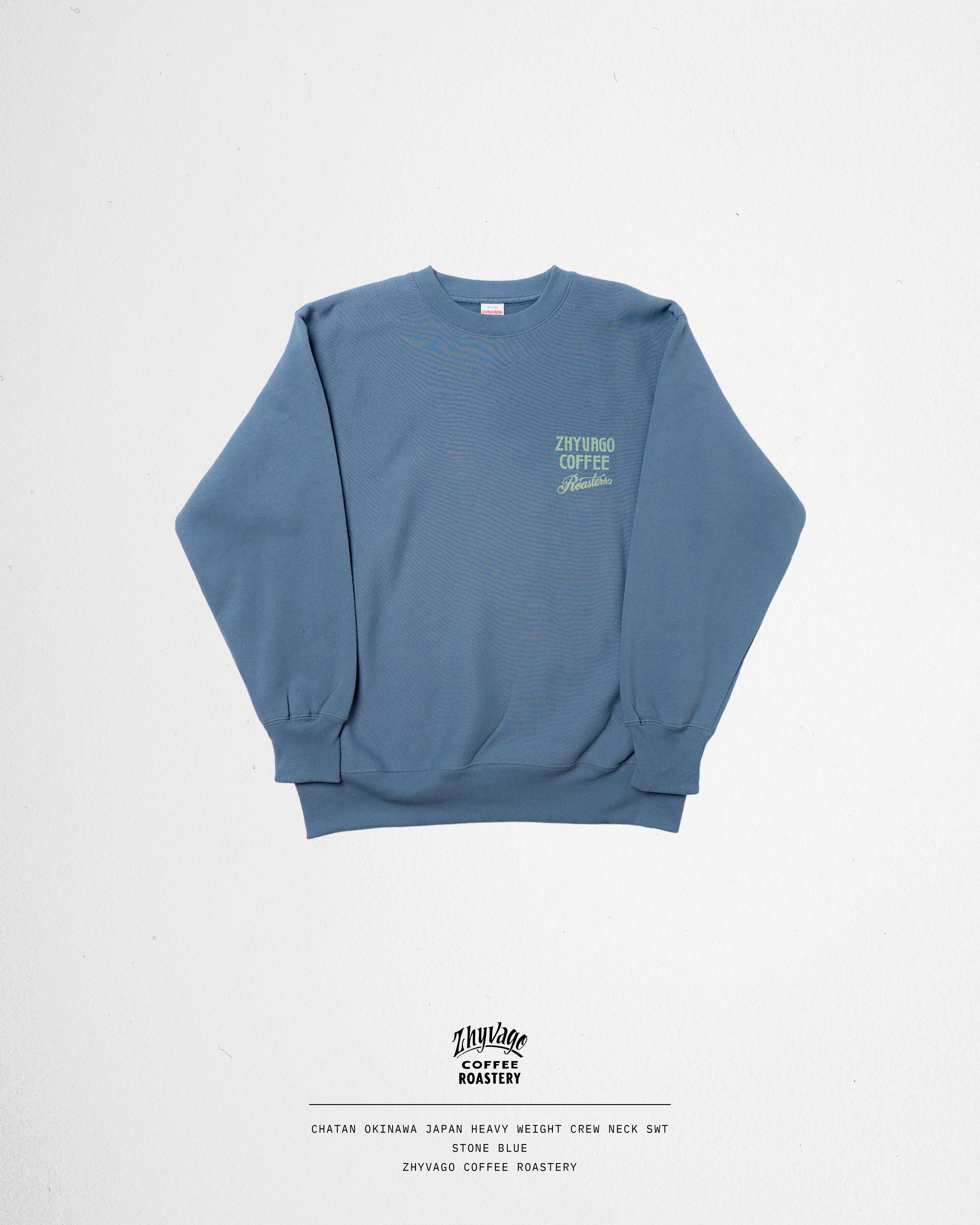 Chatan Okinawa Japan heavy weight crew neck sweat (裏起毛)