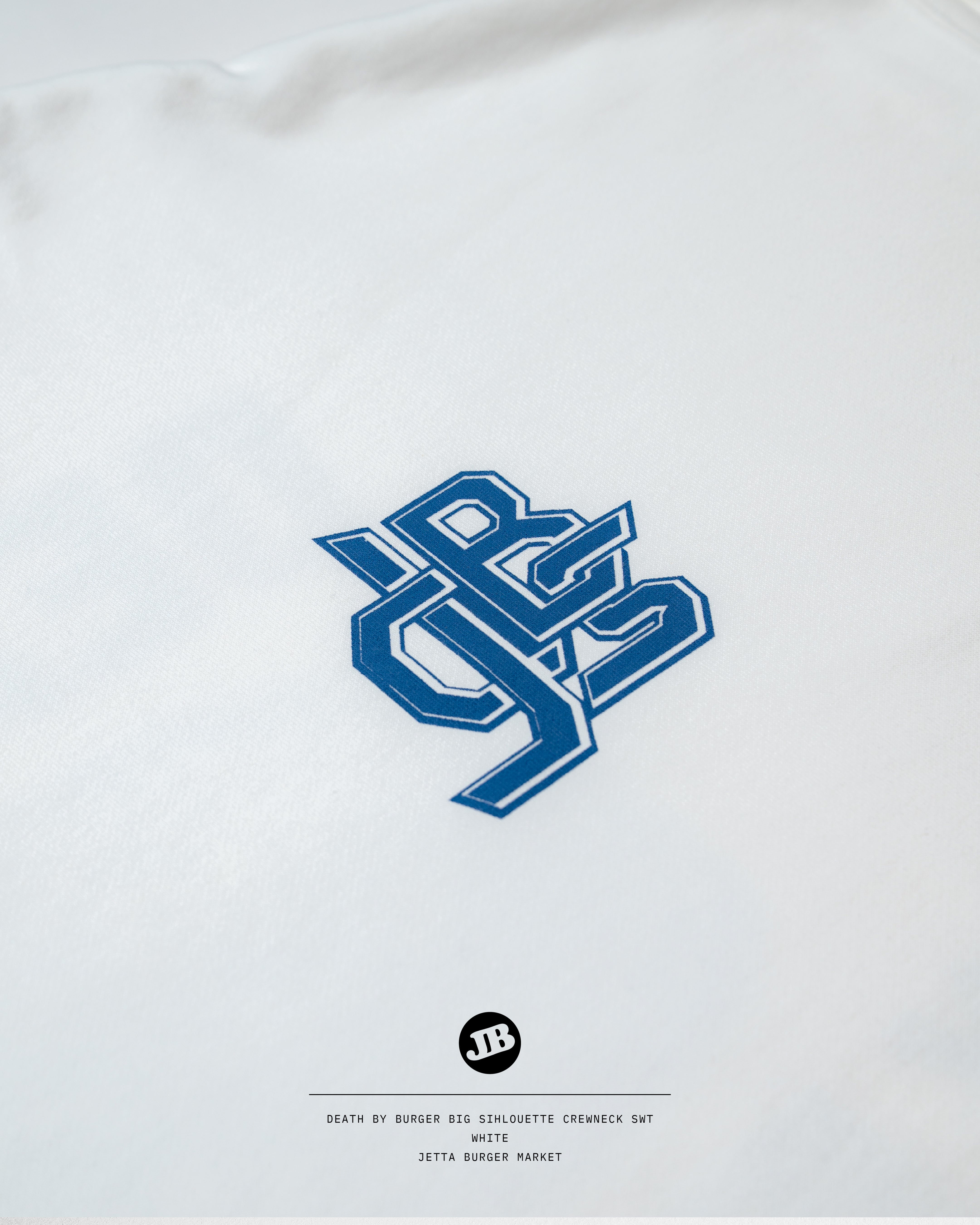 DEATH by BURGER Big Silhouette crew neck sweat