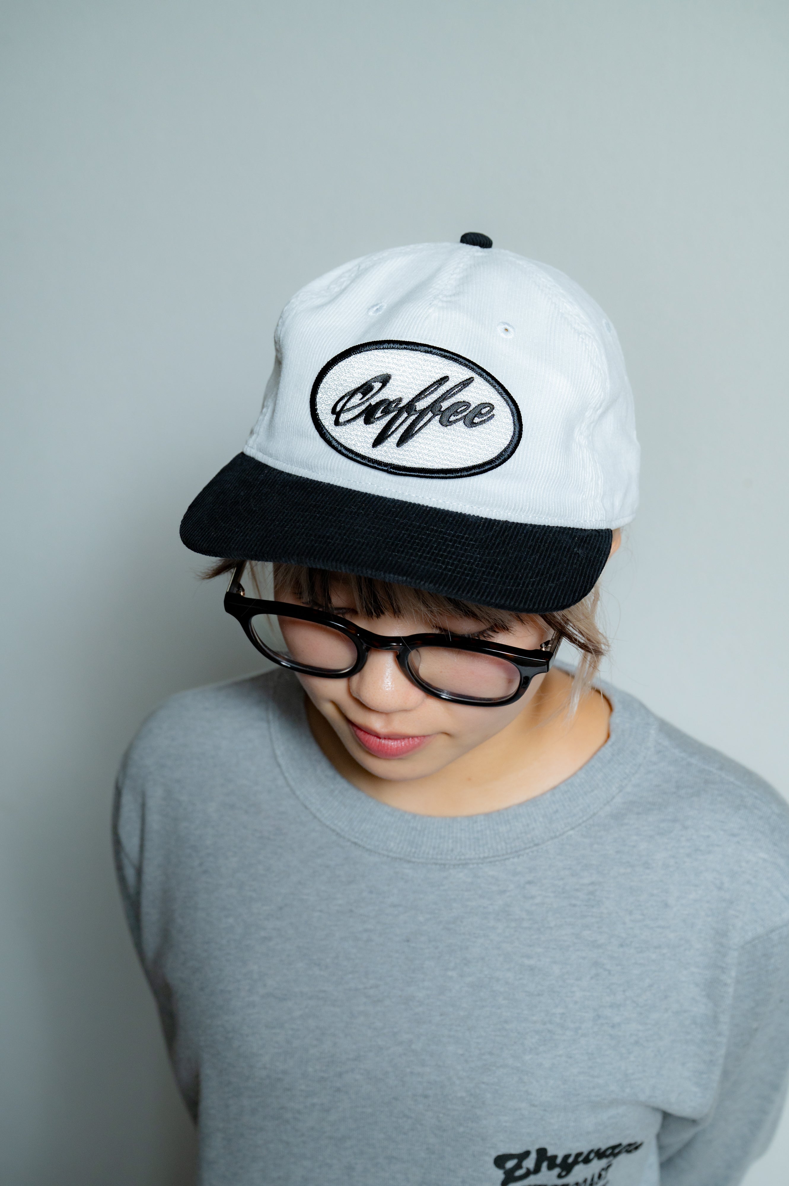 Coffee Patch Corduroy 2-tone cap