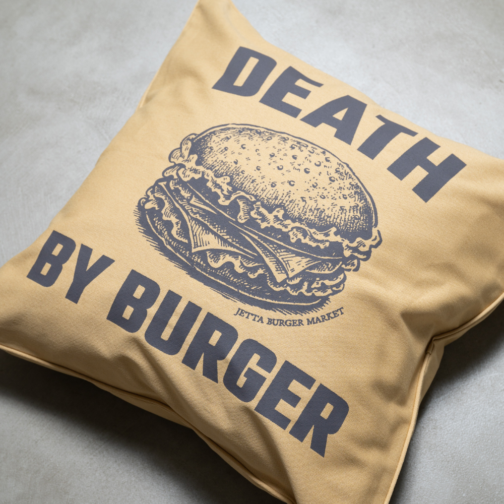 JB DEATH BY BURGER Cushion cover