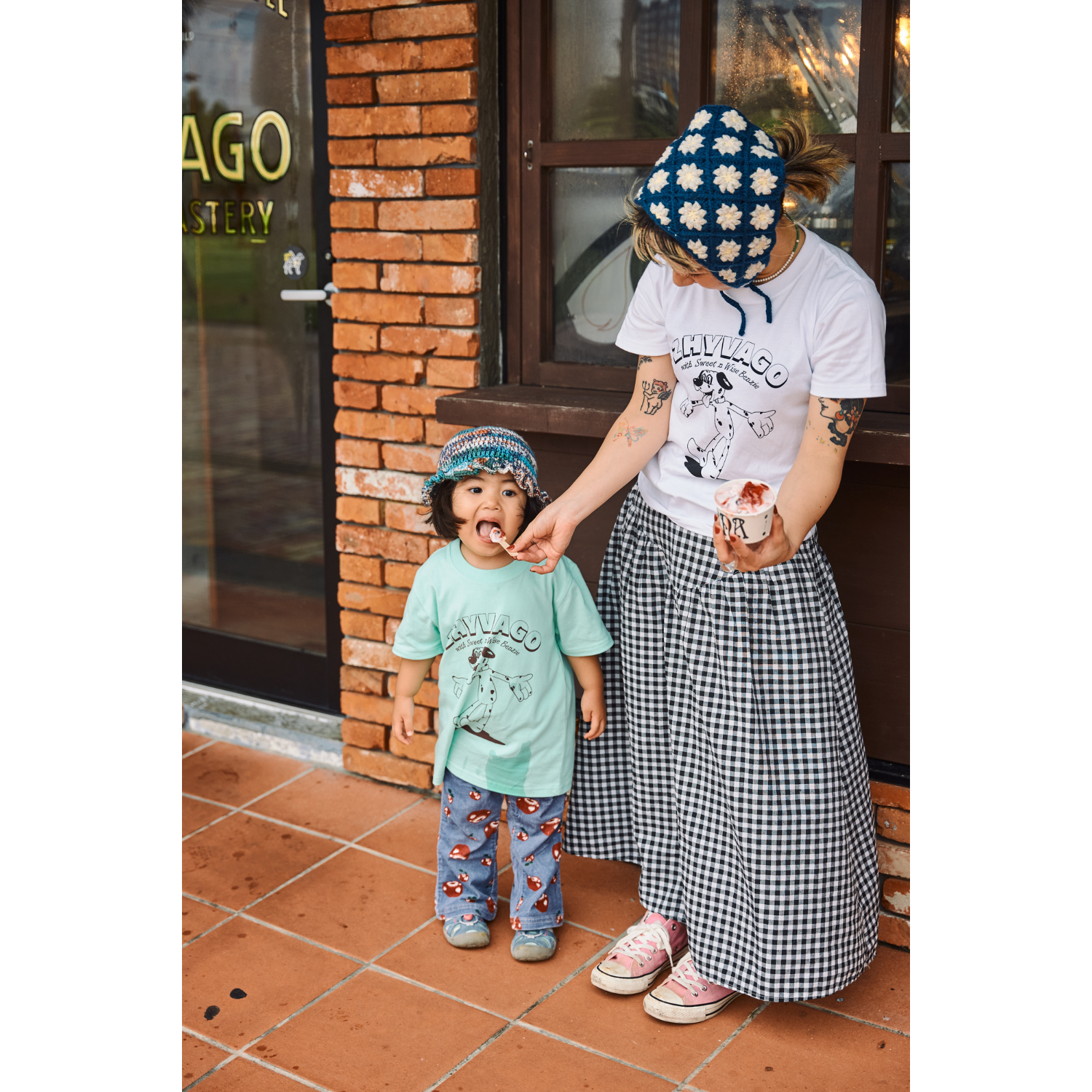 ZHYVAGO with Sweet n Wise BENZIE Kid's T-shirt