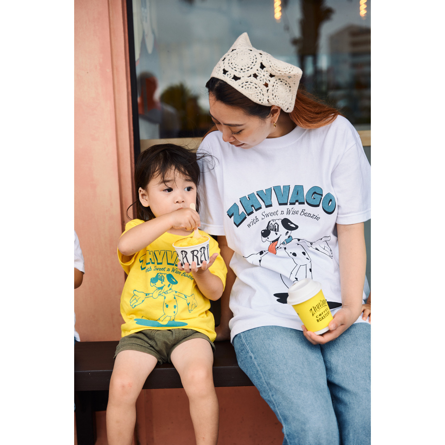 ZHYVAGO with Sweet n Wise BENZIE T-shirt