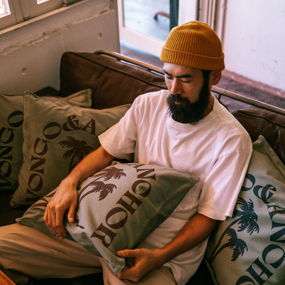 V&A Palm Tree cushion cover