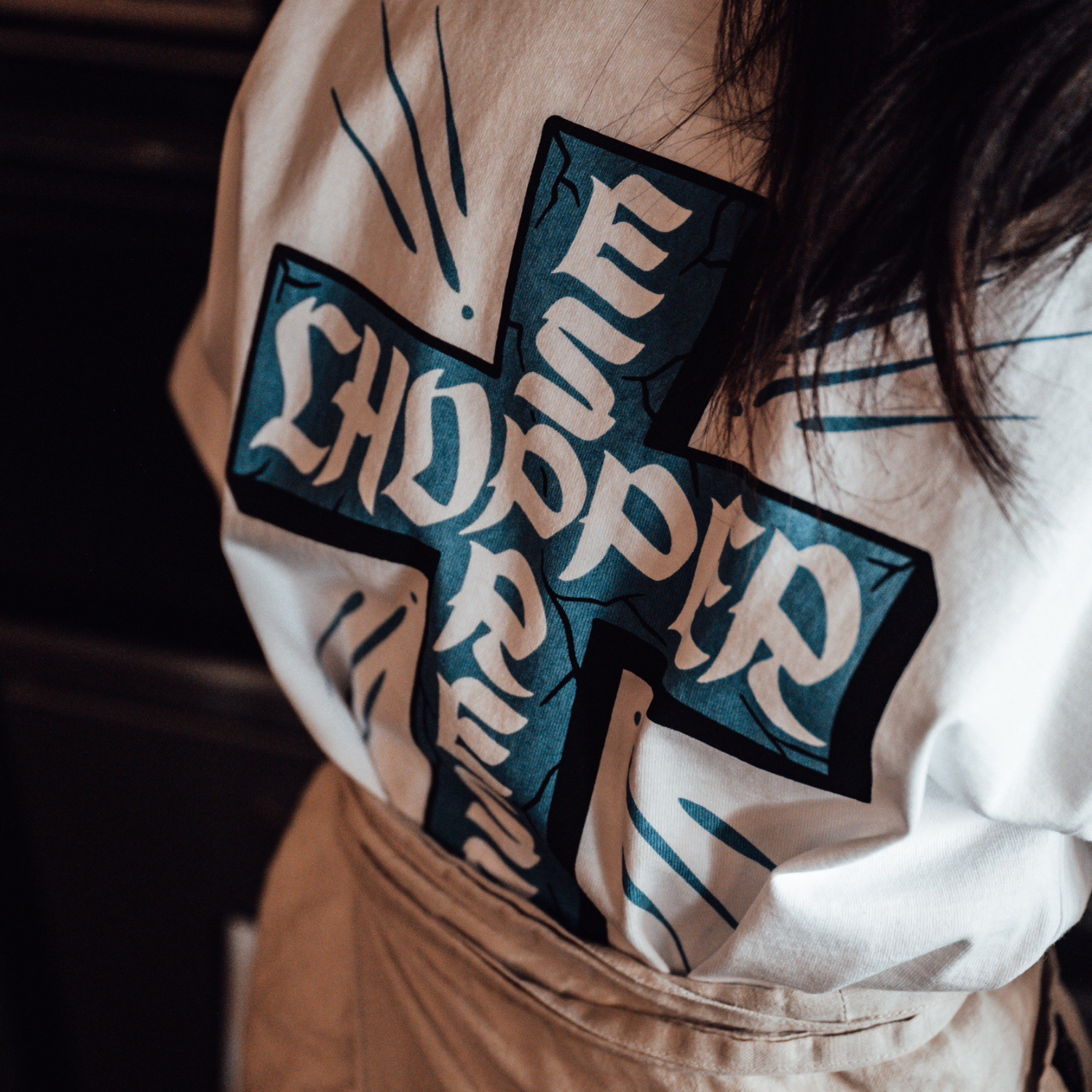 ESPRESSO x CHOPPER 8.1oz U.S.A Cotton T-shirt