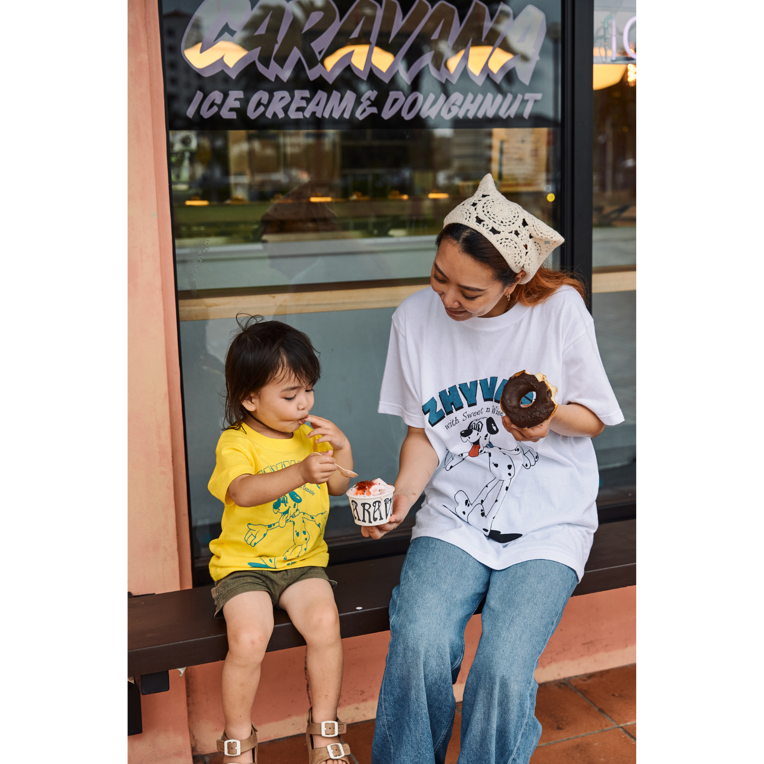 ZHYVAGO with Sweet n Wise BENZIE Kid's T-shirt