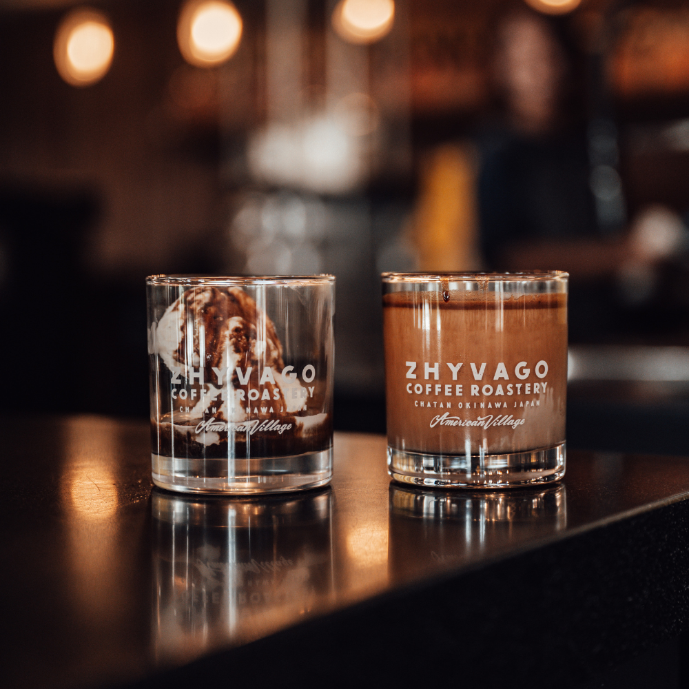自家製カフェオレベース & On The Rock glasses (235cc) GIFT BOX【加糖/無糖】