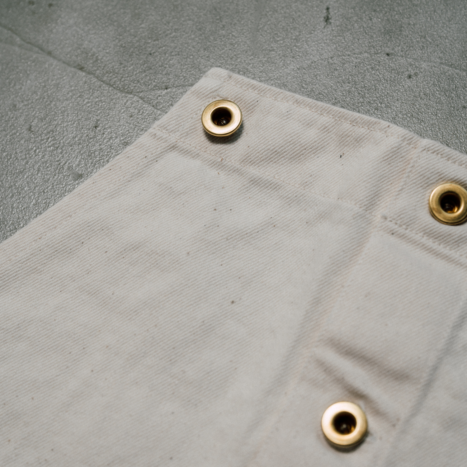 APRON - SKULE -【White Selvedge Denim】15.5oz