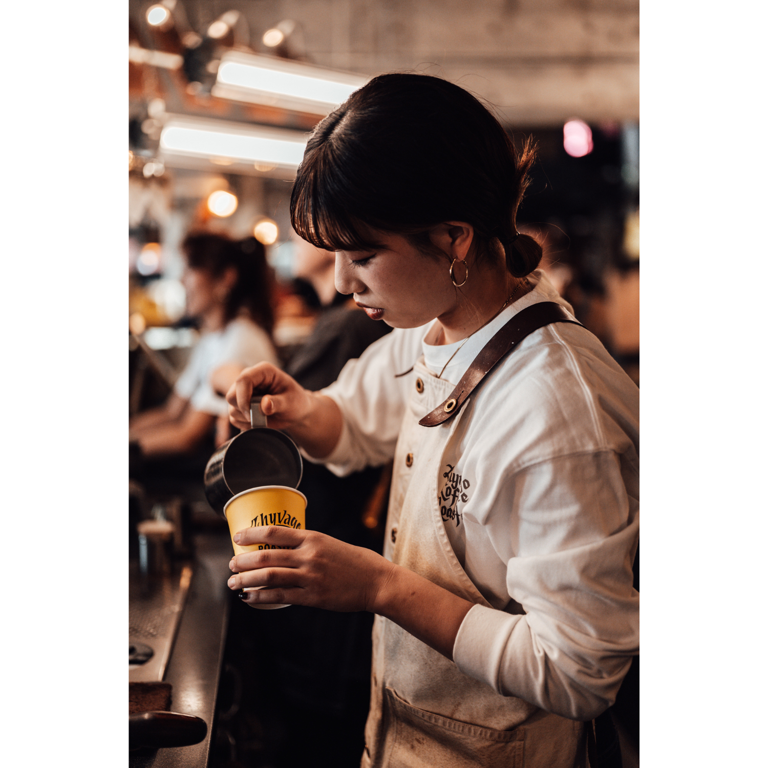 APRON - SKULE -【White Selvedge Denim】15.5oz