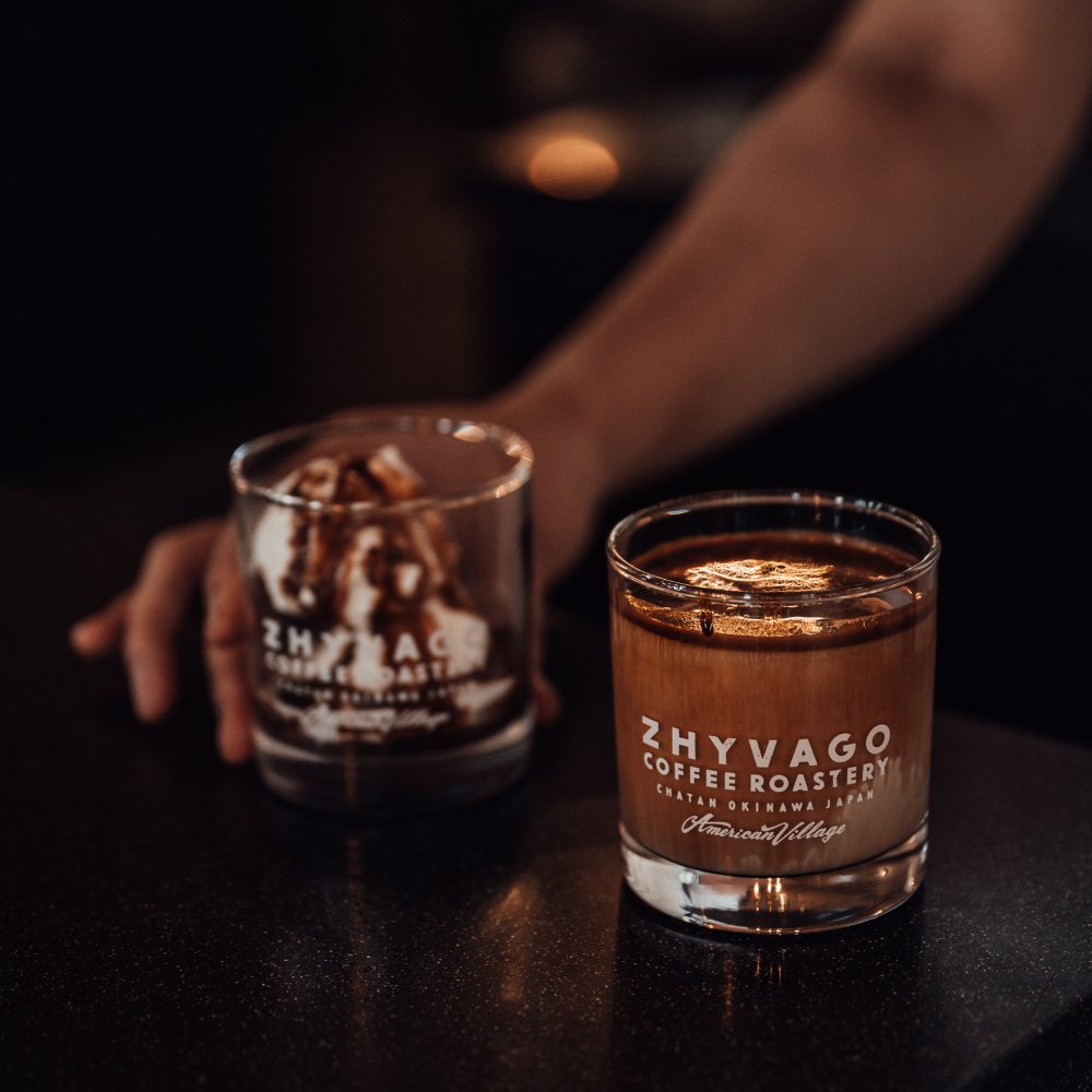 自家製カフェオレベース & On The Rock glasses (235cc) GIFT BOX【加糖/無糖】
