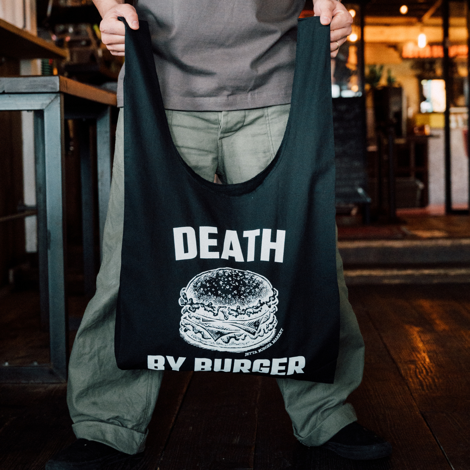 DEATH BY BURGER Marche Bag