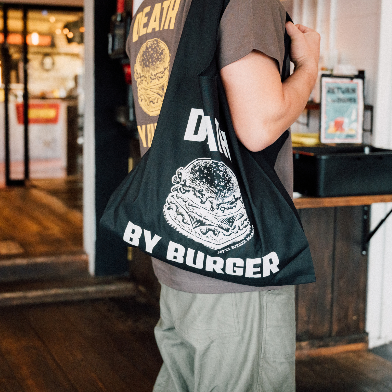 DEATH BY BURGER Marche Bag