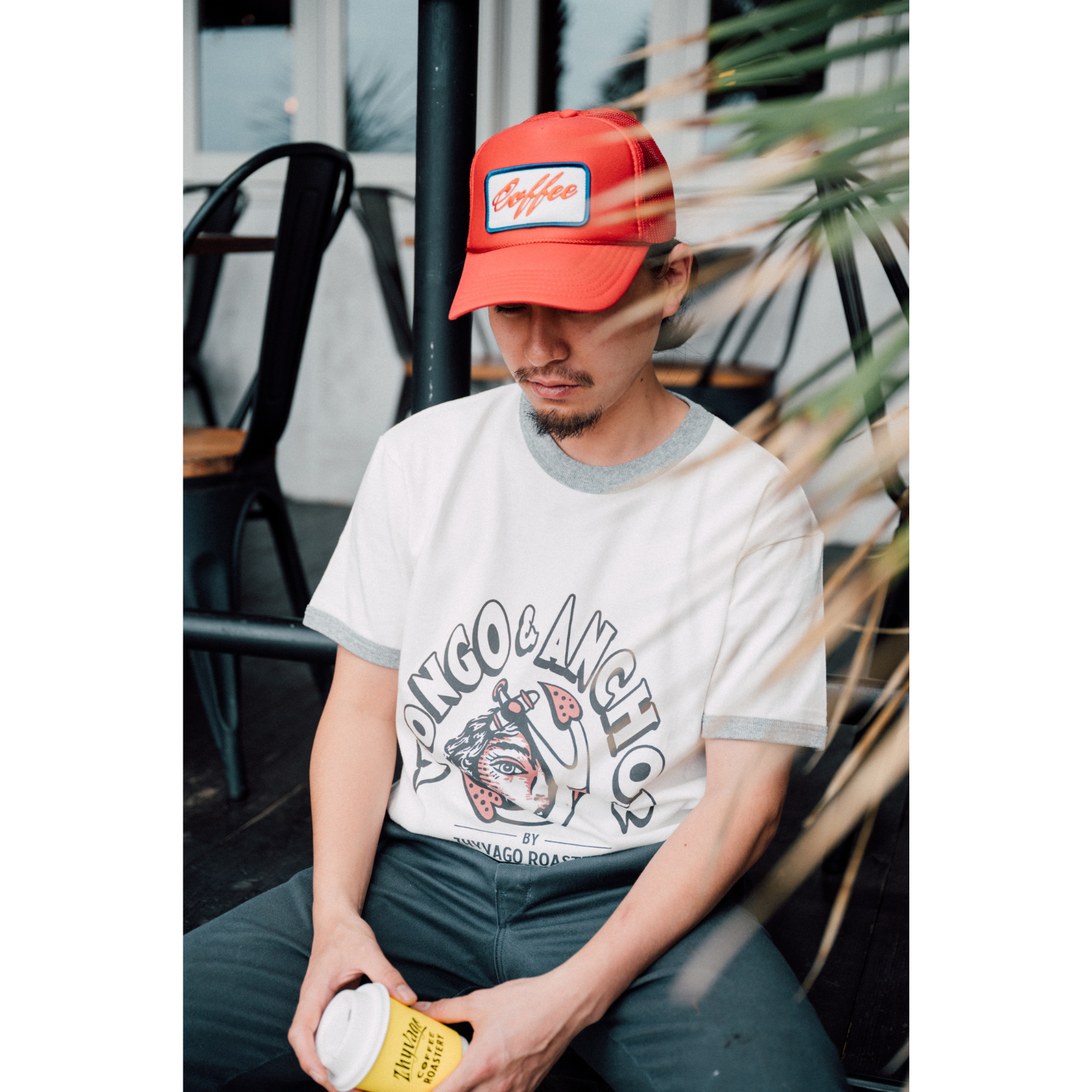 V&A Anchor Elena Ringer T-shirt