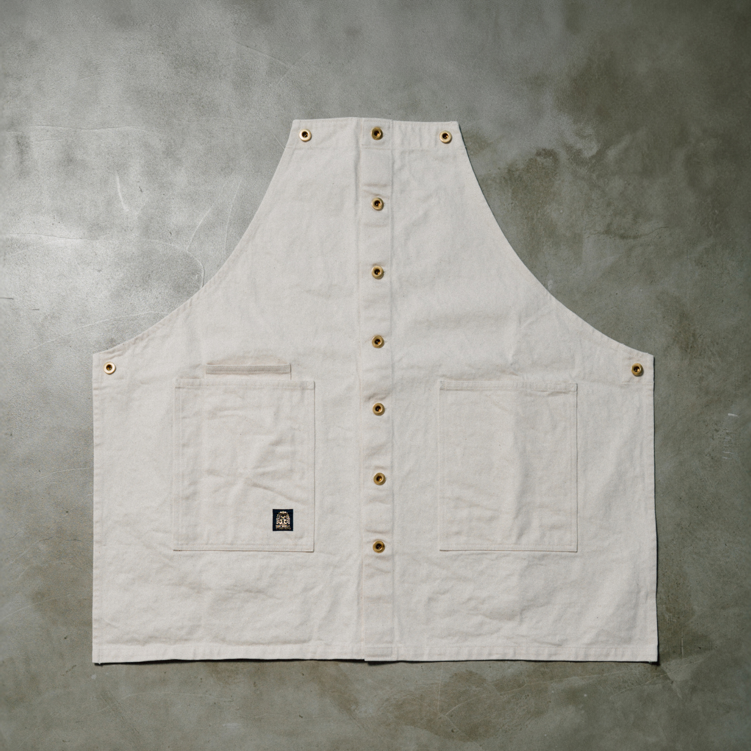 APRON - SKULE -【White Selvedge Denim】15.5oz