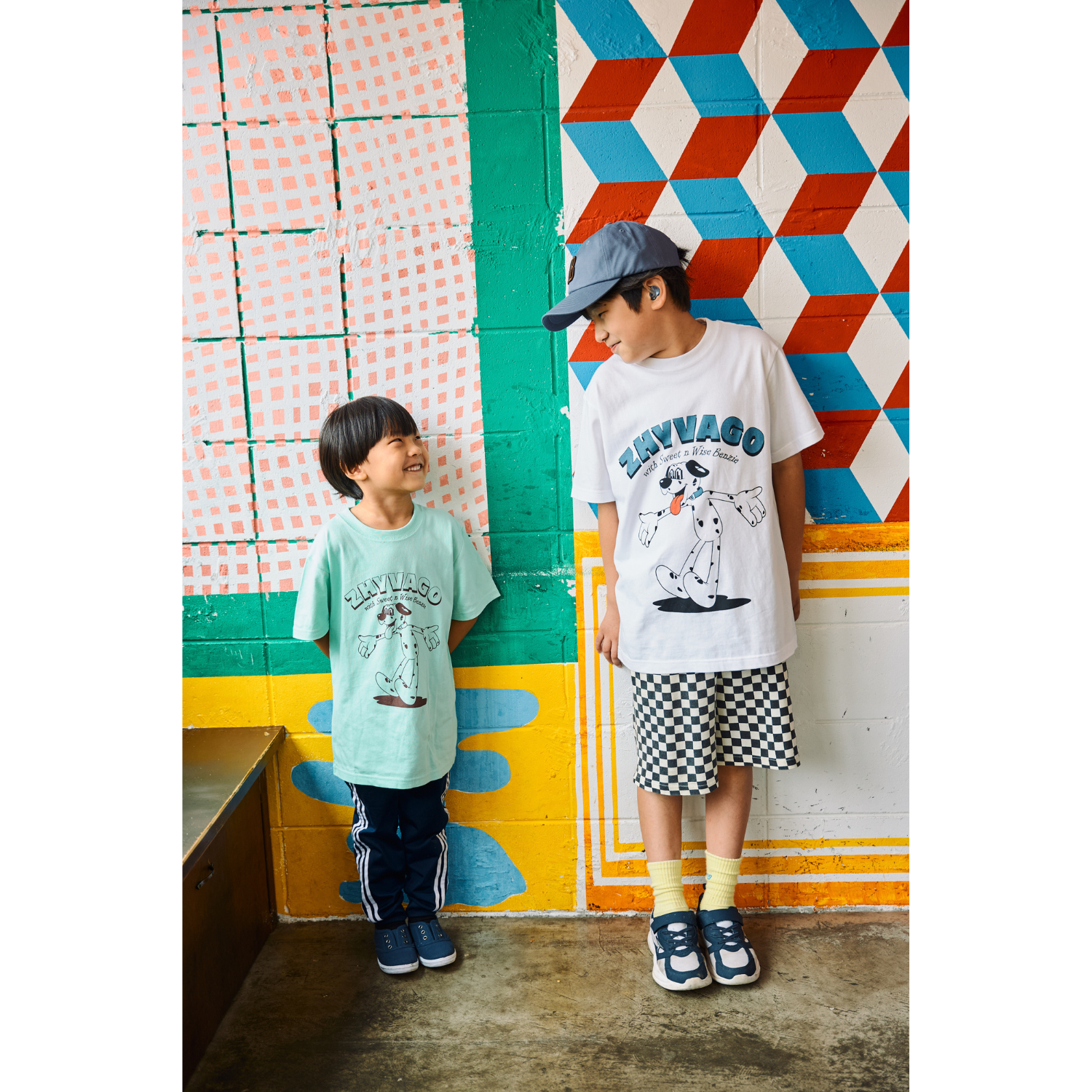 ZHYVAGO with Sweet n Wise BENZIE Kid's T-shirt