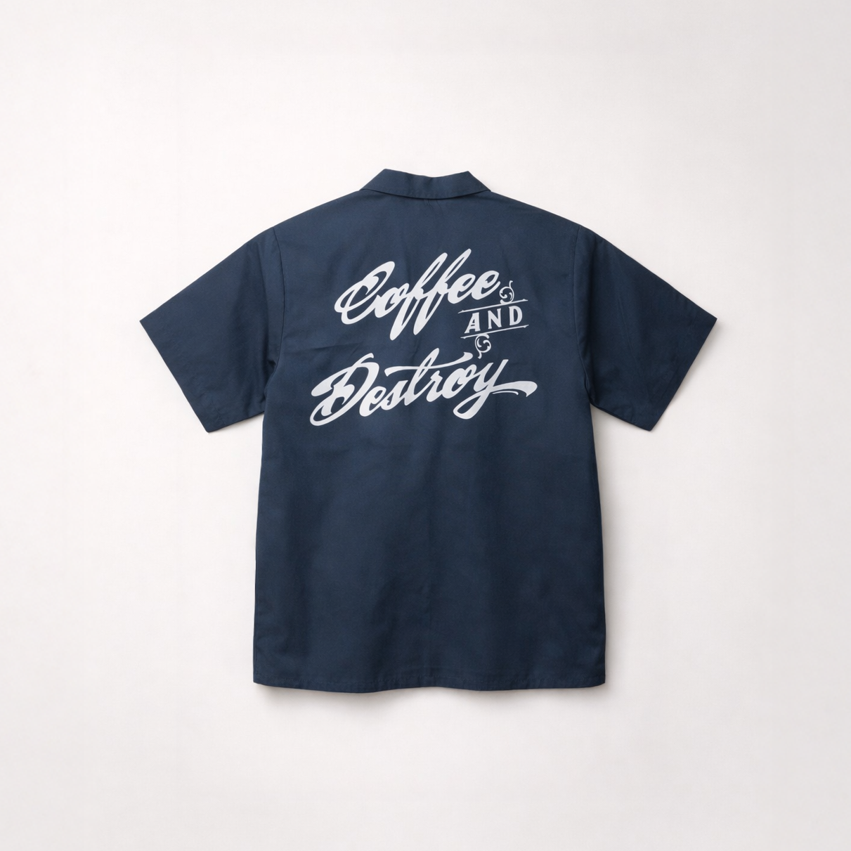 COFFEE & DESTROY Patch Open Shirt