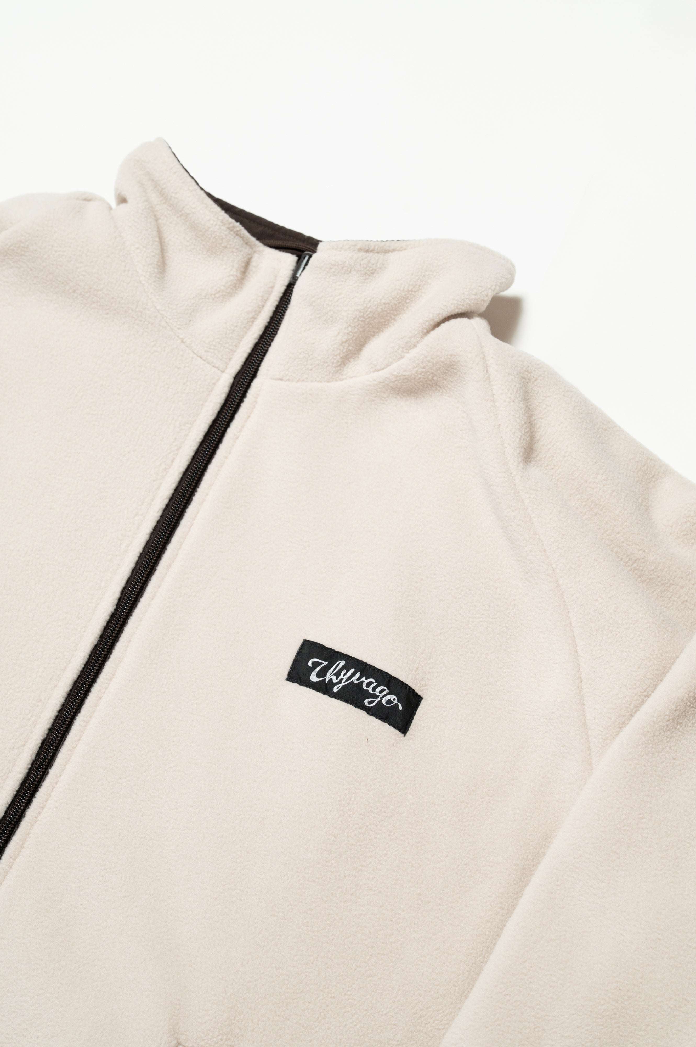 COFFEE SKULL Silicone Screen Printing Reversible Jacket