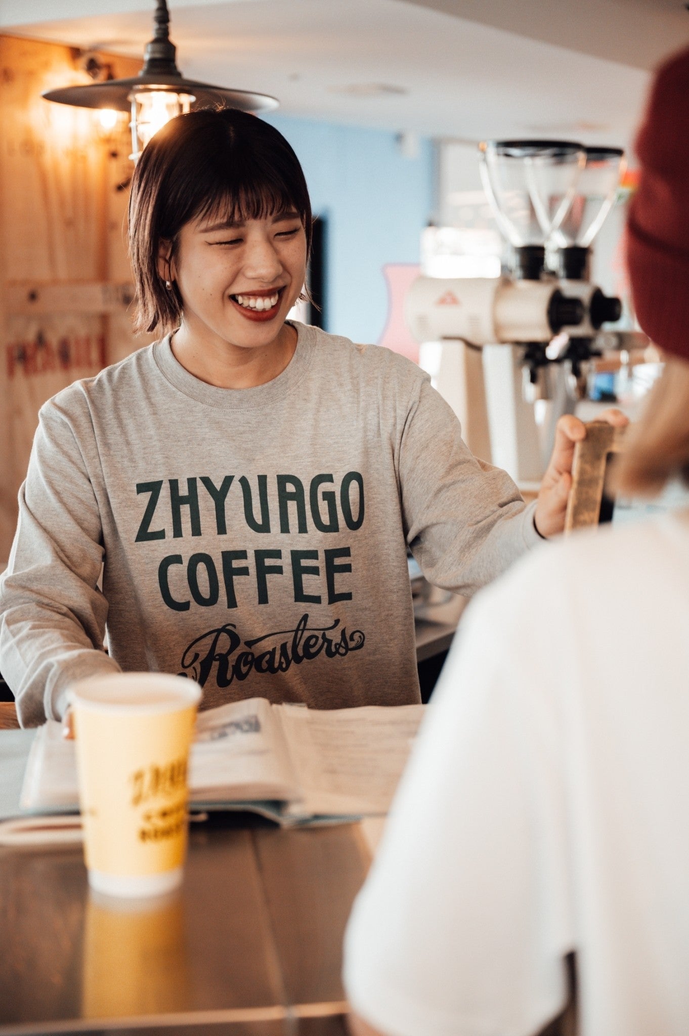 ZHYVAGO College ロングTシャツ