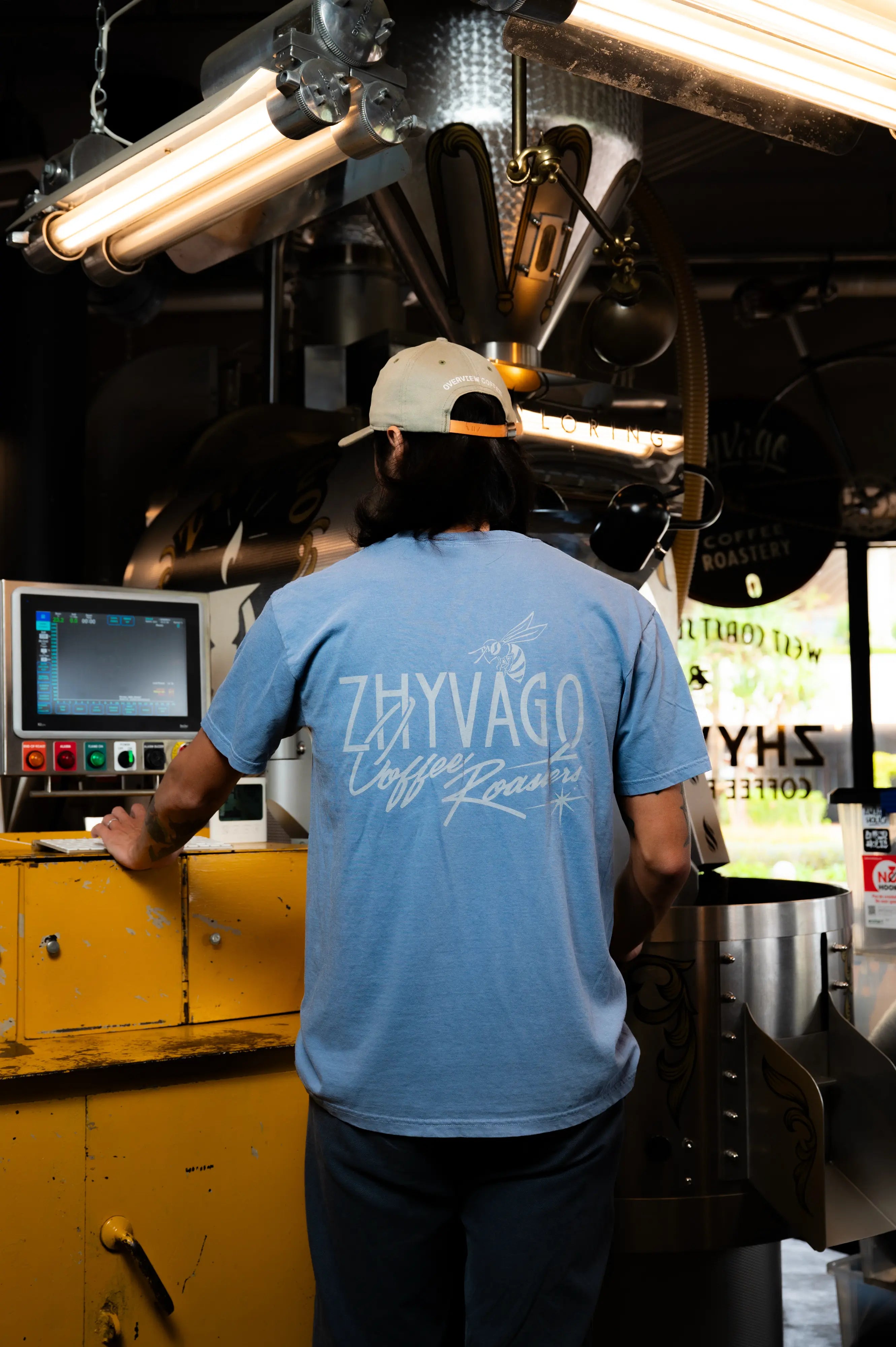 ROASTARS BEE Garment dye T-shirt
