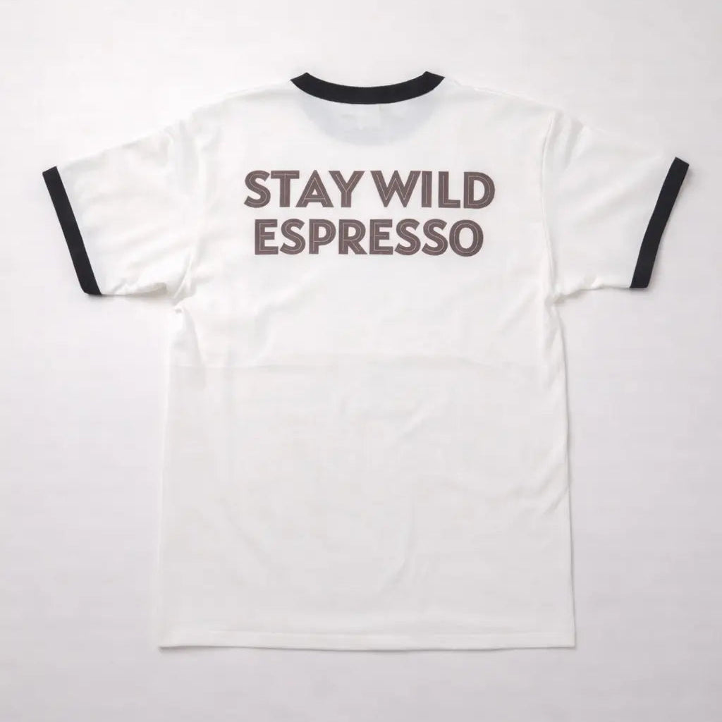 STAY WILD ESPRESSO '20 Ringer T-shirt