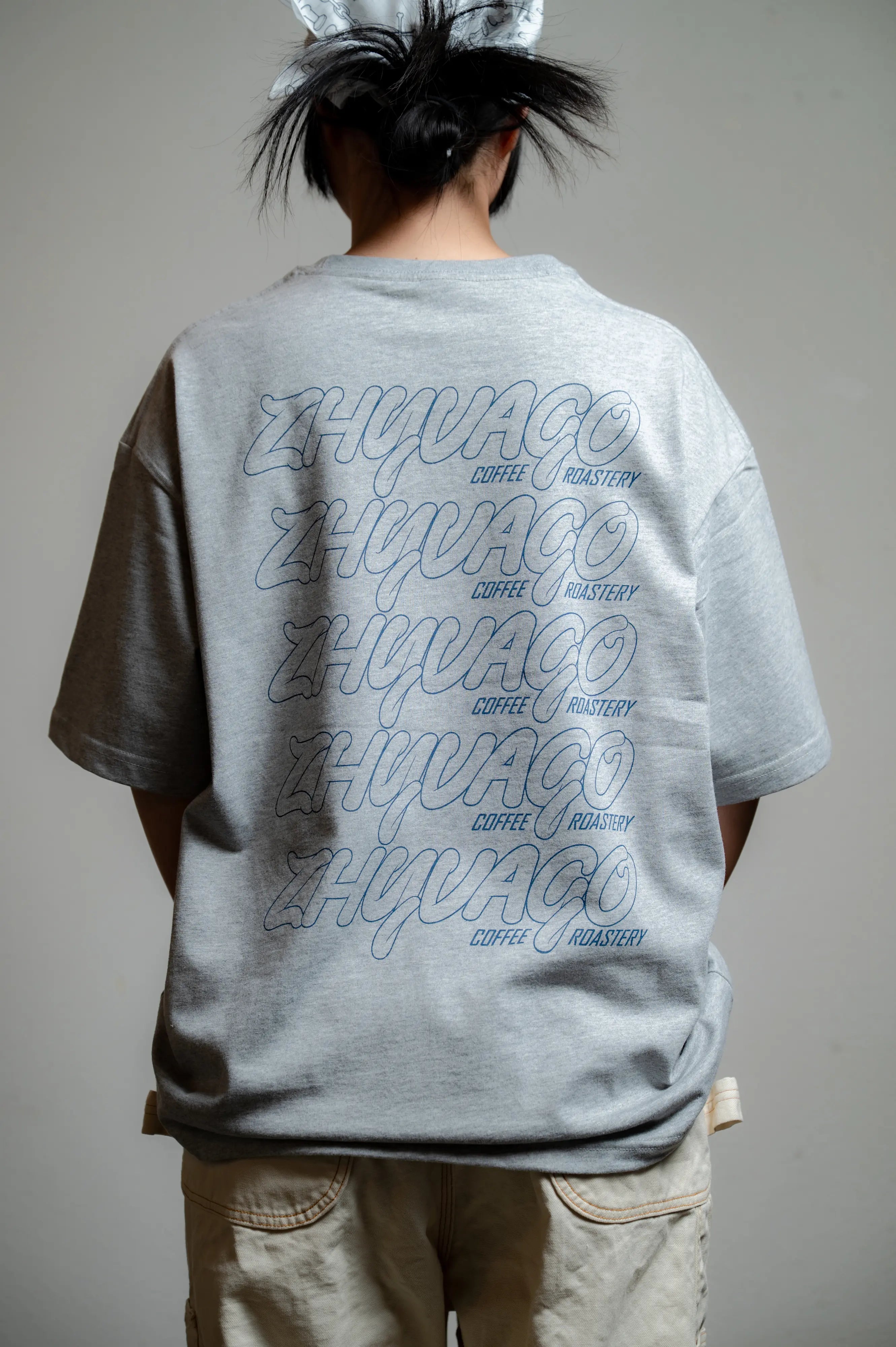 ZCR Tube Logo Big Silhouette T-shirt