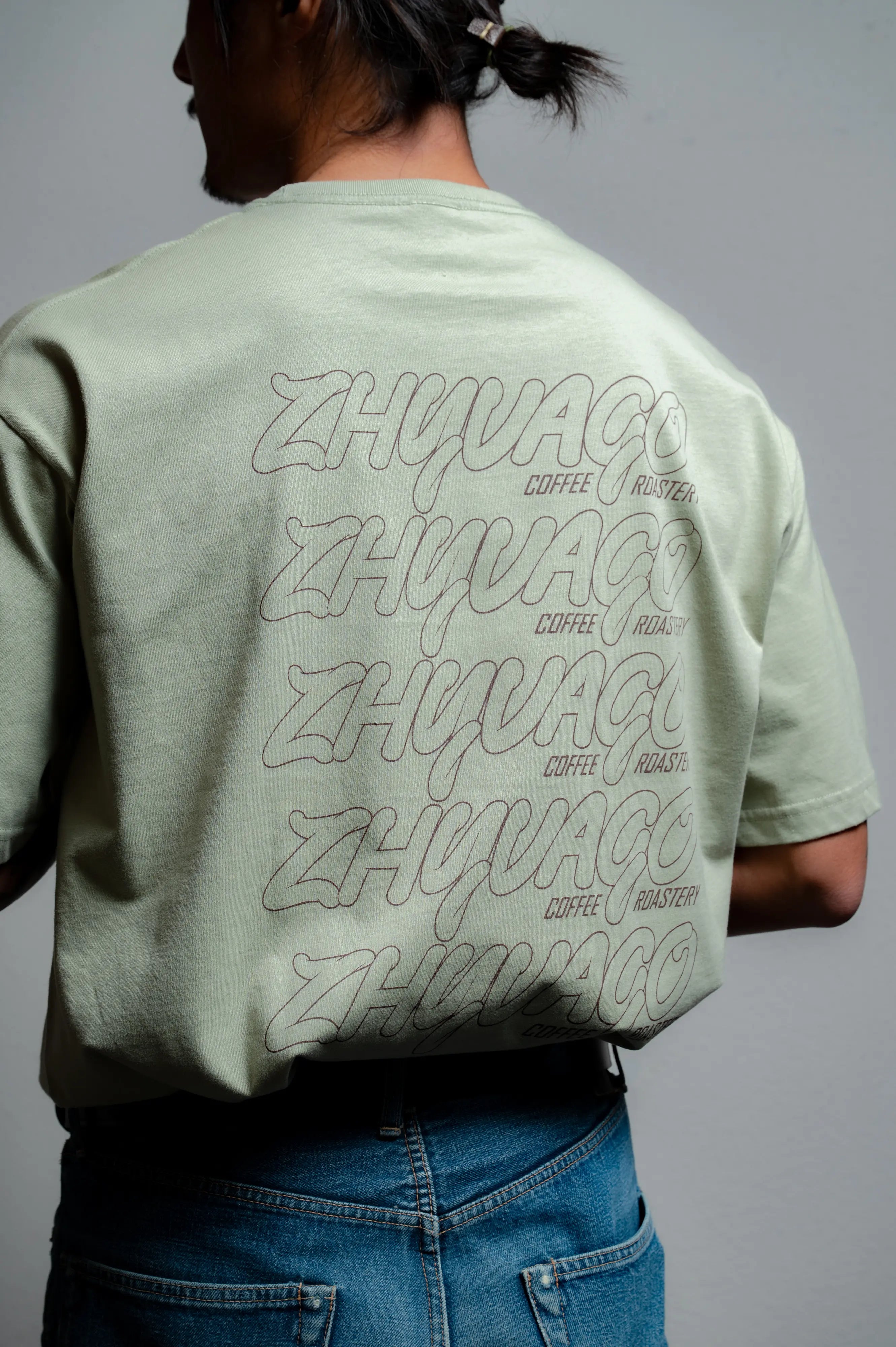 ZCR Tube Logo Big Silhouette T-shirt