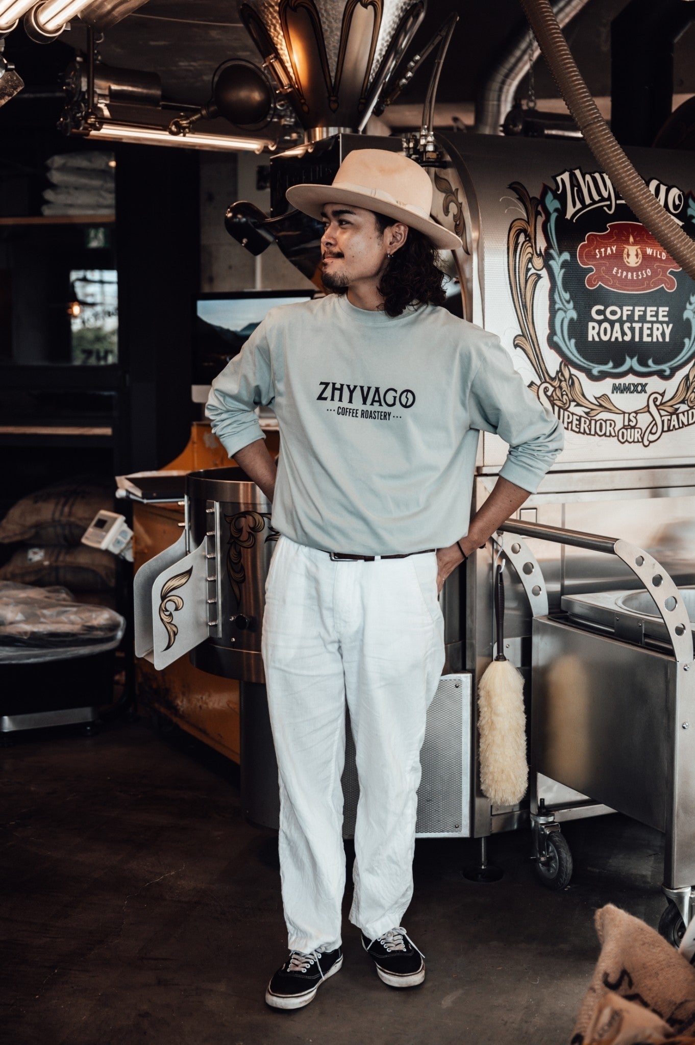 The Black Panther ROASTERY ロングTシャツ