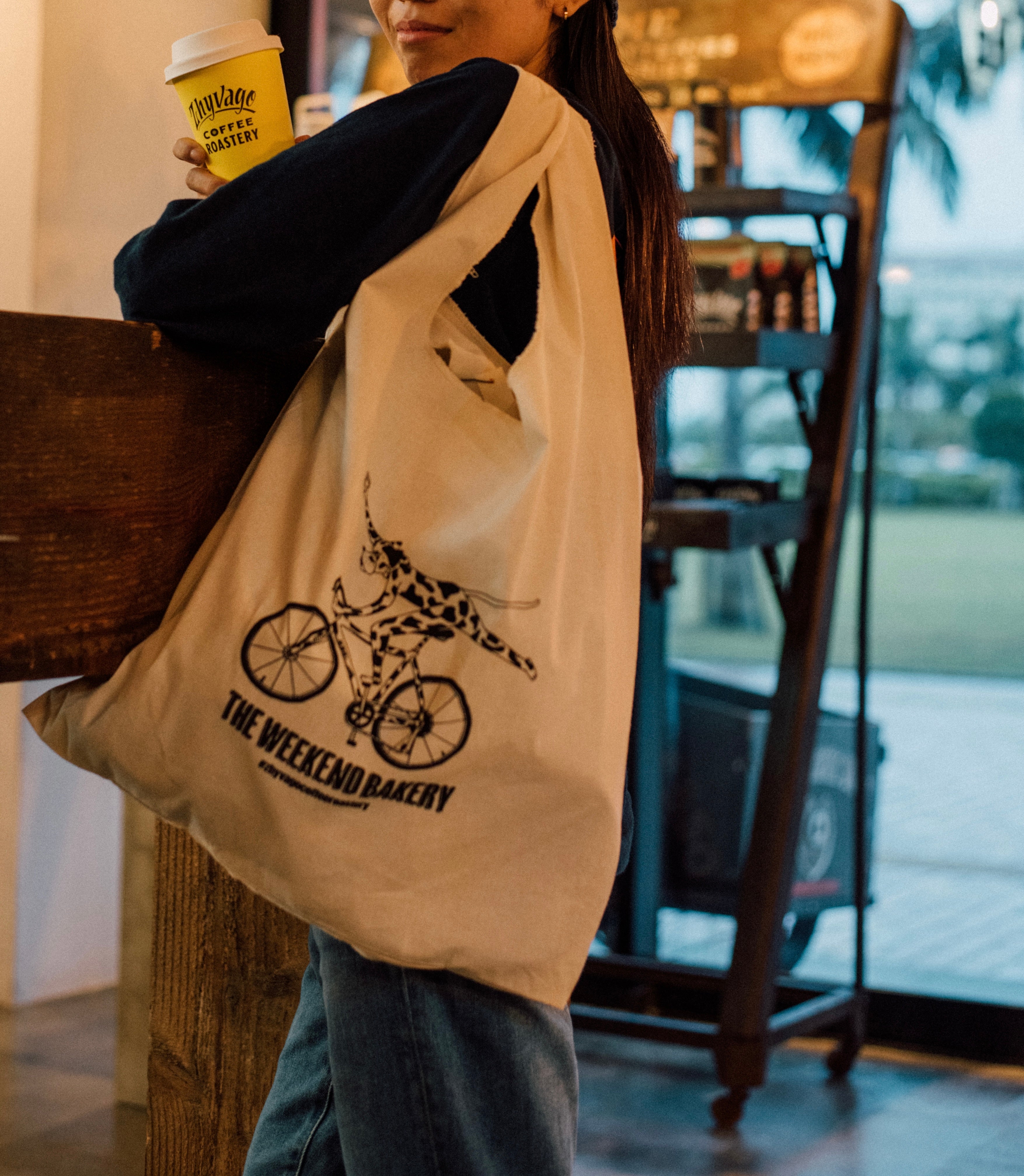 DOG RUN THE WEEKEND BAKERY marché bag