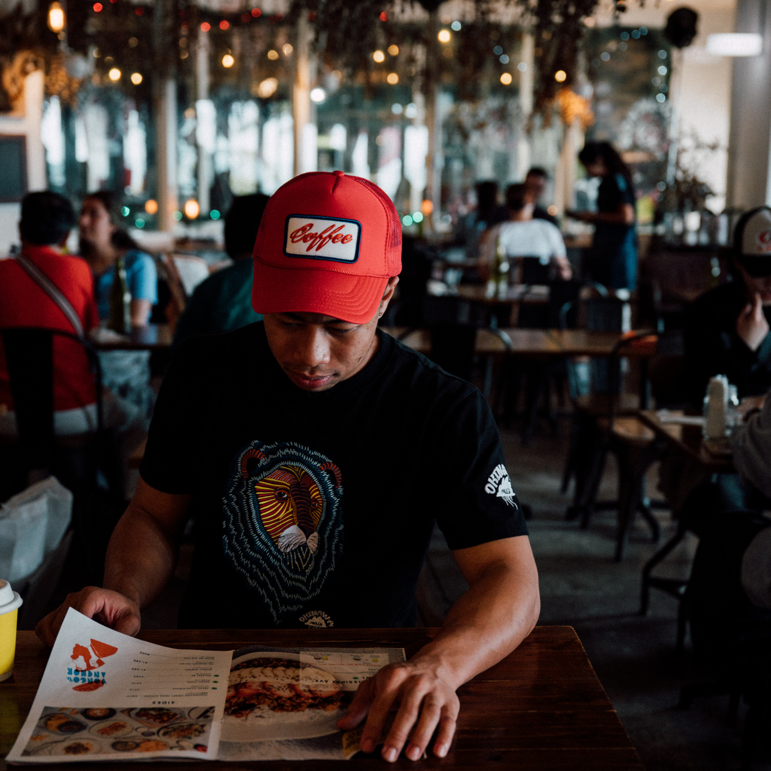 COFFEE Patch Mesh Cap [All of the four colors]