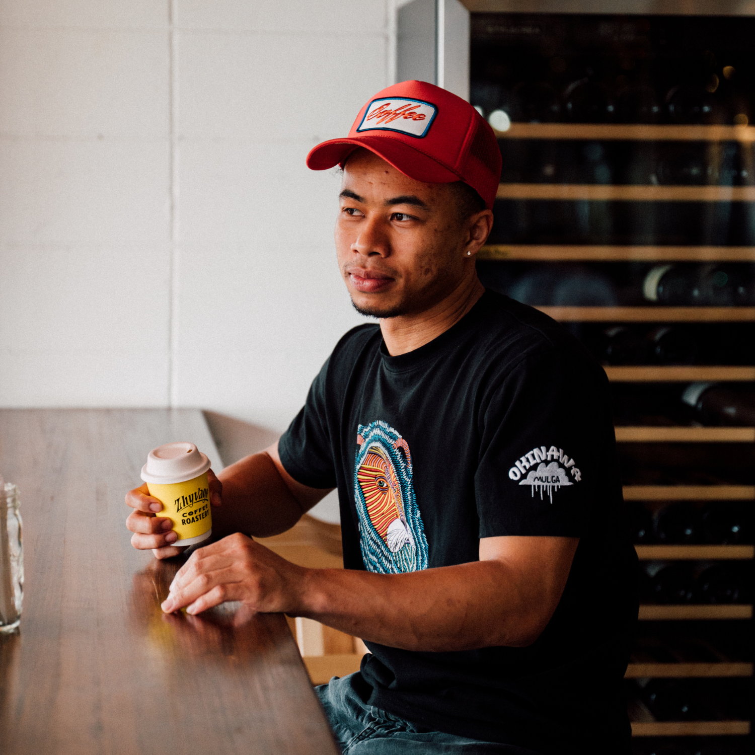 COFFEE Patch Mesh Cap [All of the four colors]