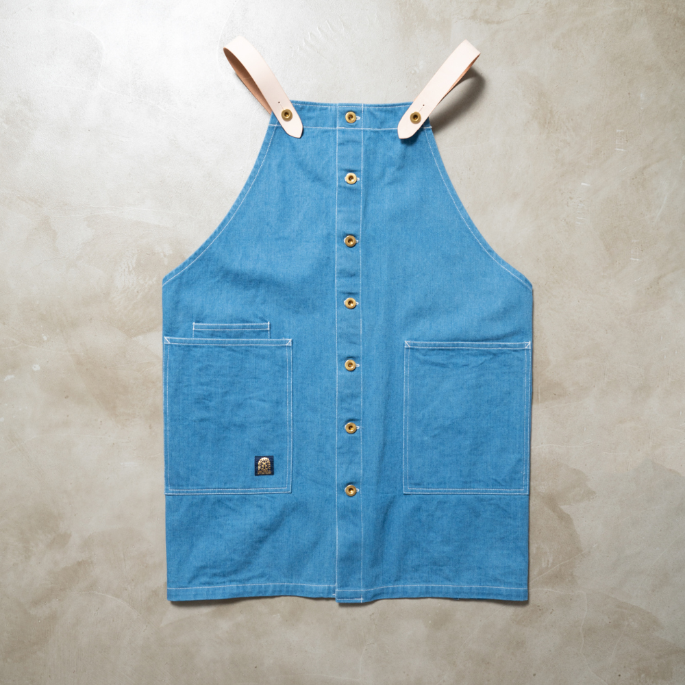 APRON -SKULE ［ L size］- by Inchill Kitchen Works