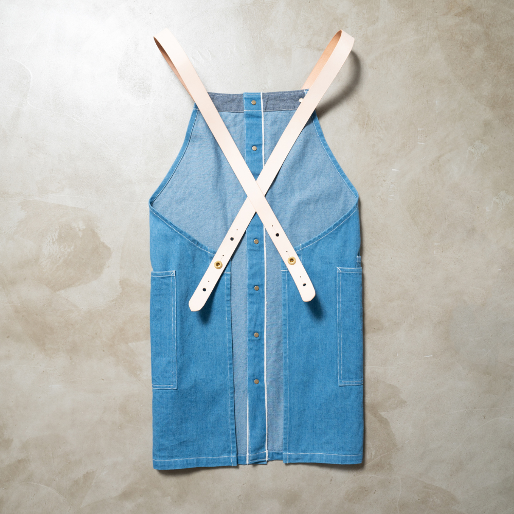 APRON -SKULE ［ L size］- by Inchill Kitchen Works