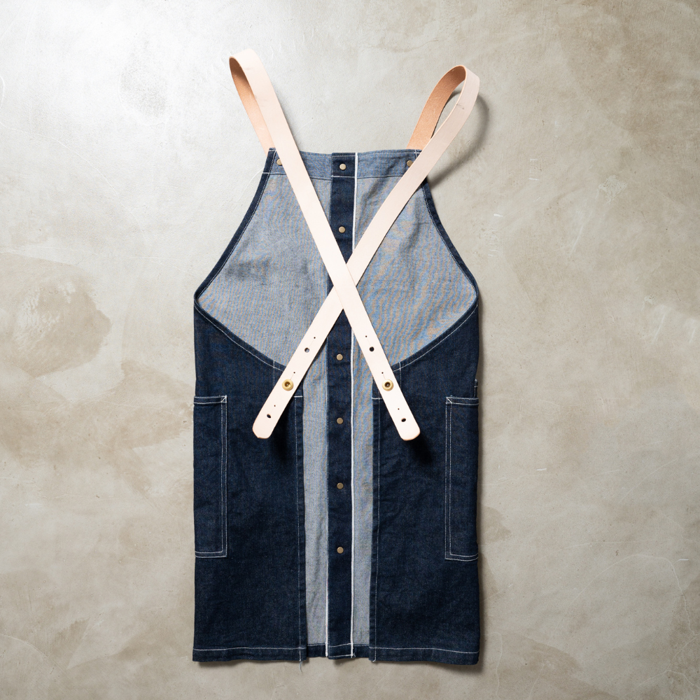 APRON -SKULE ［ L size］- by Inchill Kitchen Works