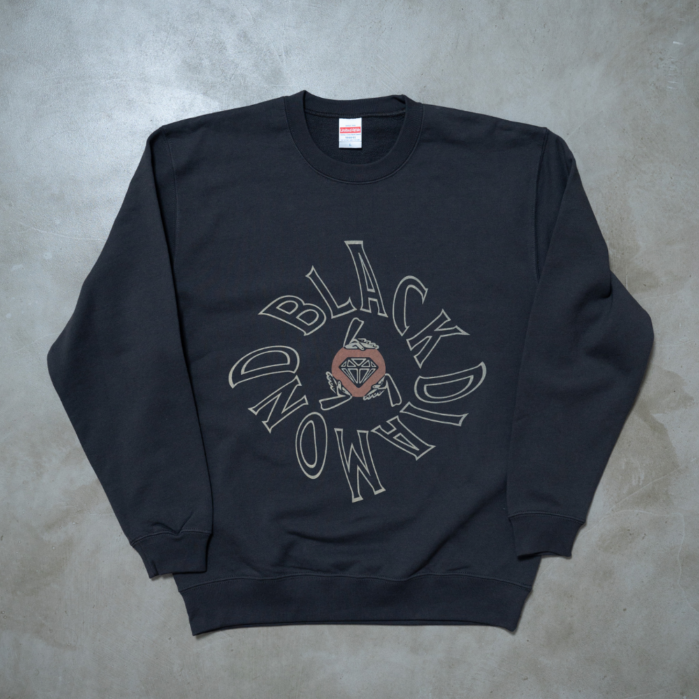 BLACK DIAMOND CREW NECK SWEAT