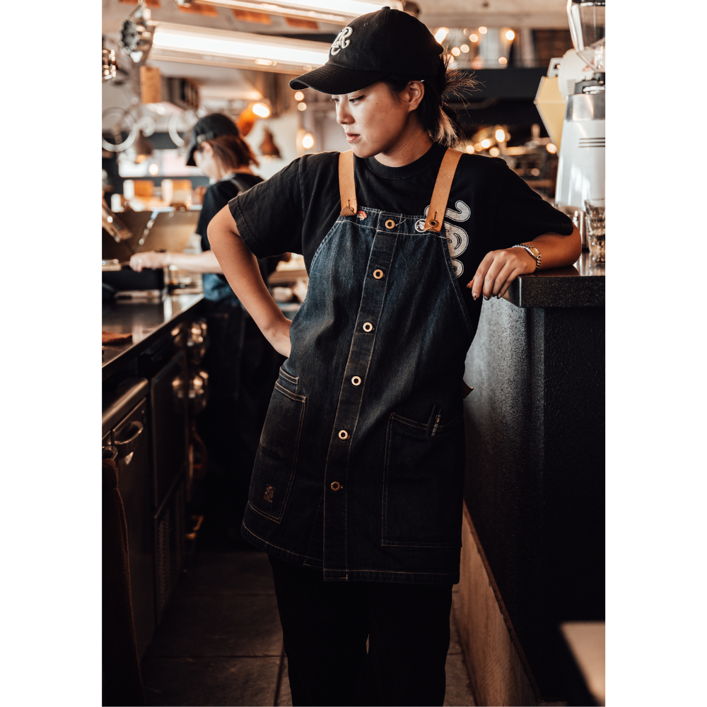 APRON -SKULE ［ M size］- by Inchill Kitchen Works